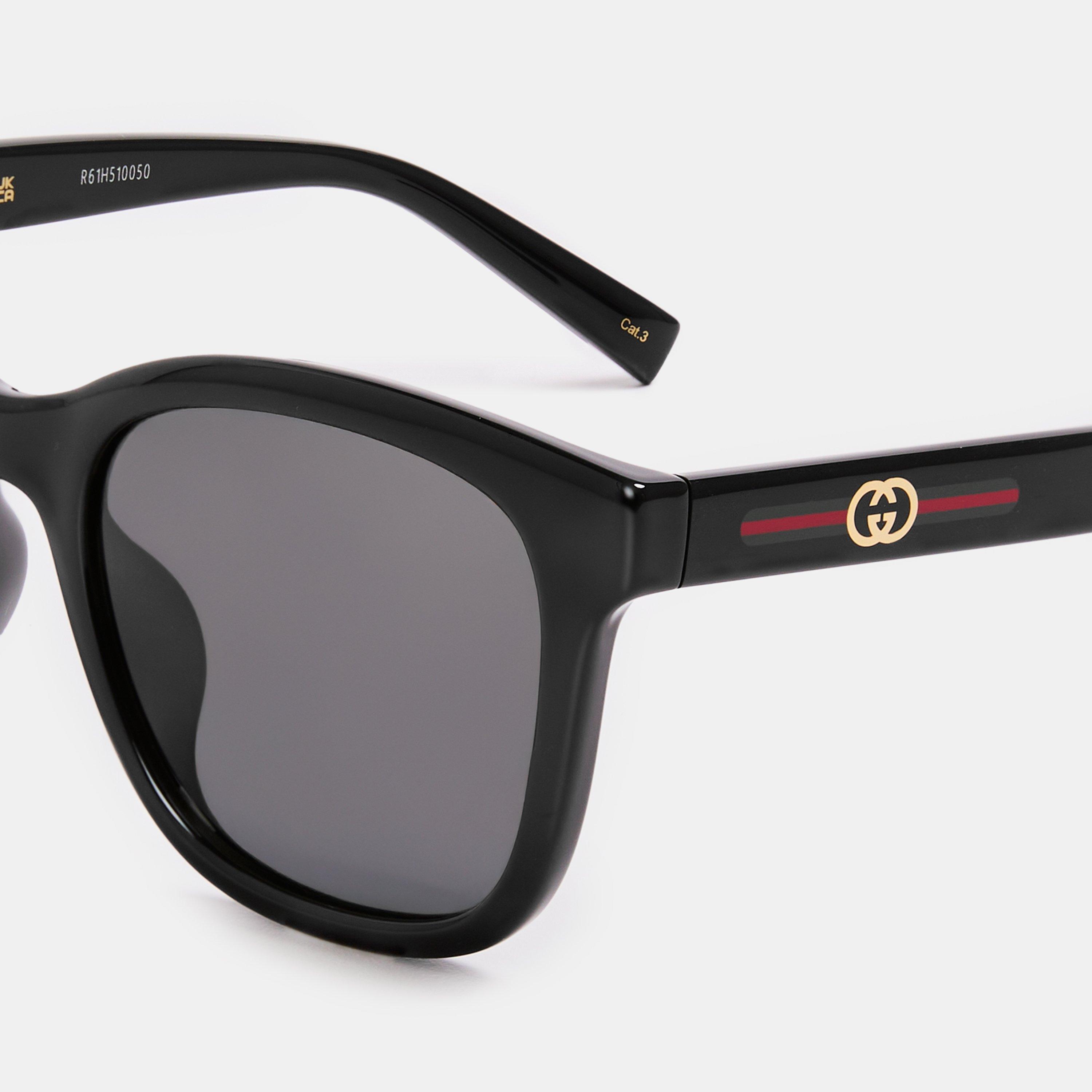 Black/Grey - Gucci - Women's Clubmaster Sunglasses - 4