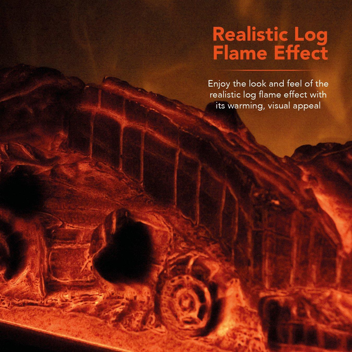 Black - Warmlite - 1.8KW Carlisle Double Door Stove Panoramic - 4