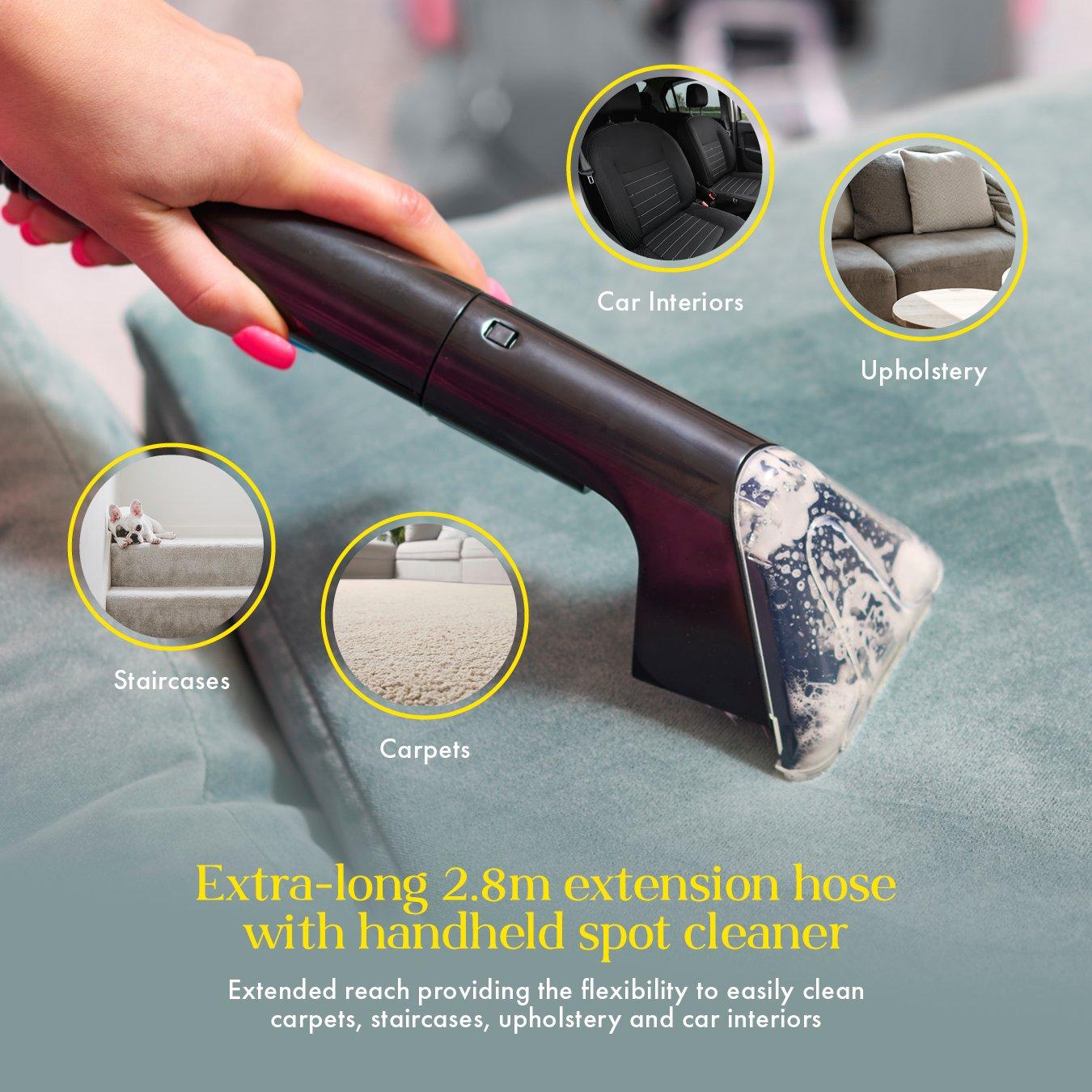 Pink - Swan - Lynsey Queen of Clean Carpet Washer 2.1 Litre - 4