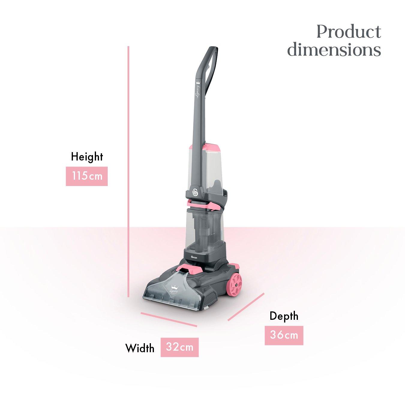 Pink - Swan - Lynsey Queen of Clean Carpet Washer 2.1 Litre - 9