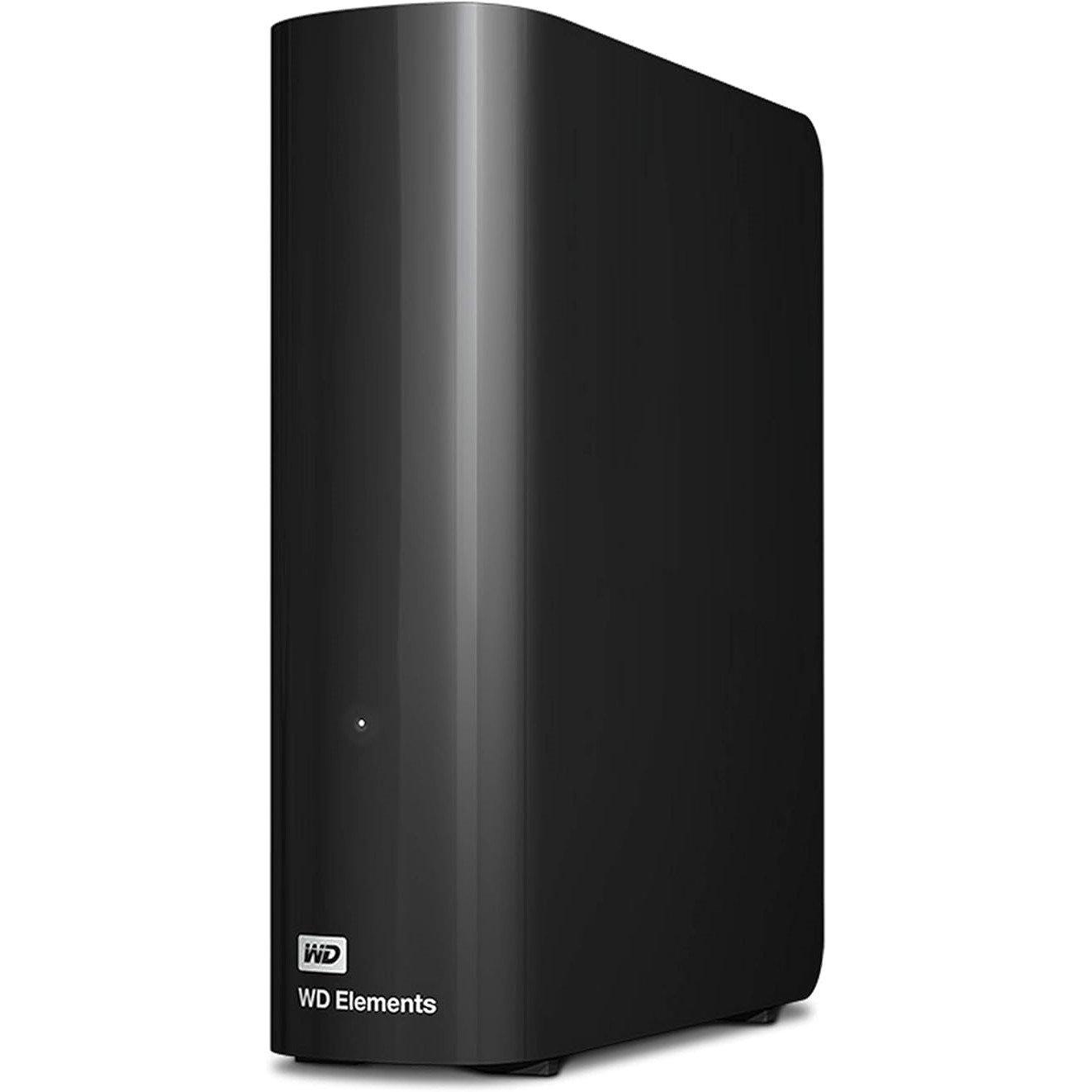 Zwart - Western Digital - 18TB Elements Desktop External Hard Drive - 1