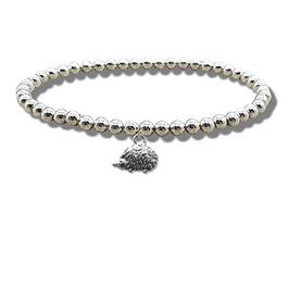 Aye Do Hedgehog Silver Beaded Bracelet NP-SBhog