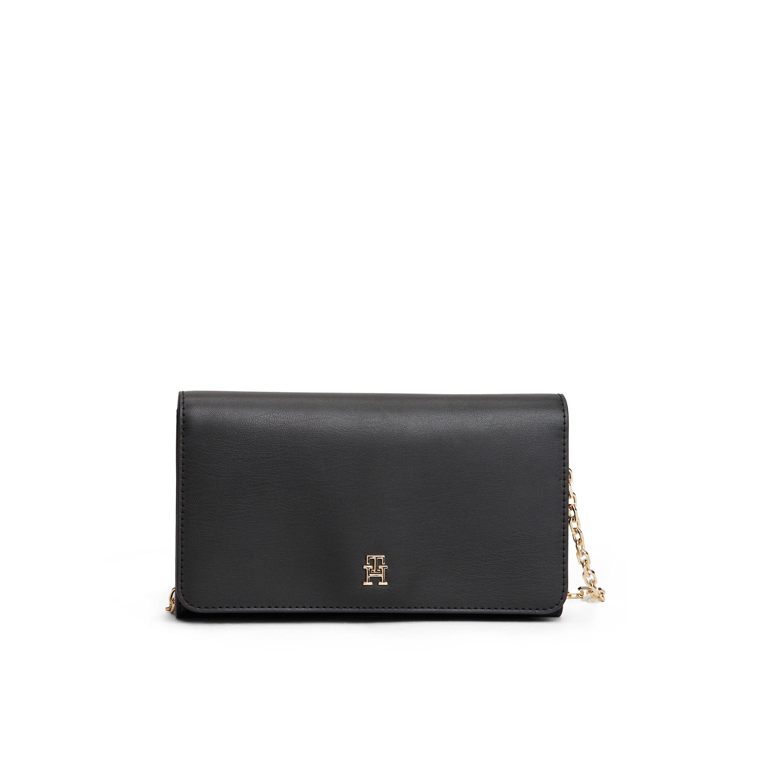 Tommy Hilfiger Women's Icon Wallet On Chain - Black