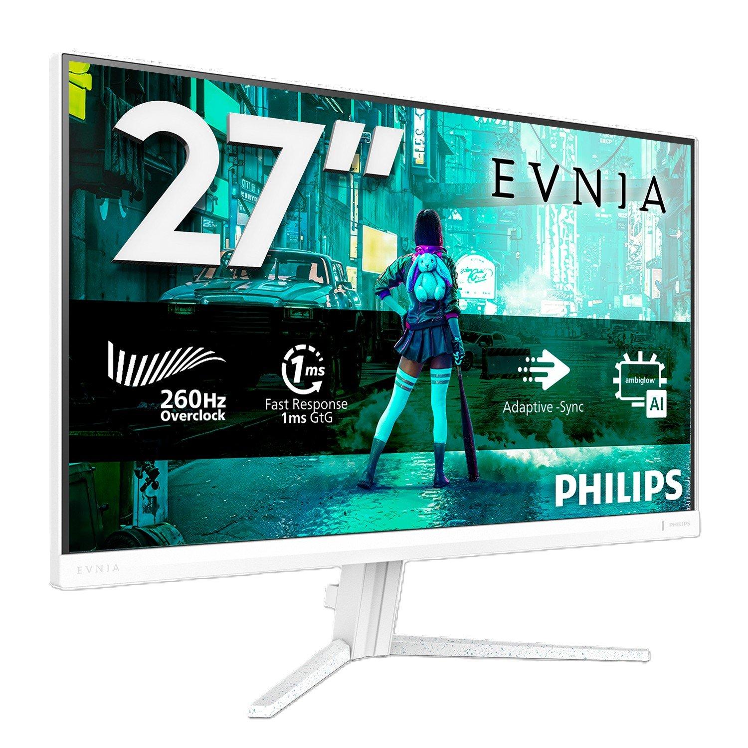 Black - Philips - Philips Evnia 27M2N3201PL 27 Inch Fast IPS FHD 240Hz (260Hz OC) Gaming monitor - 1