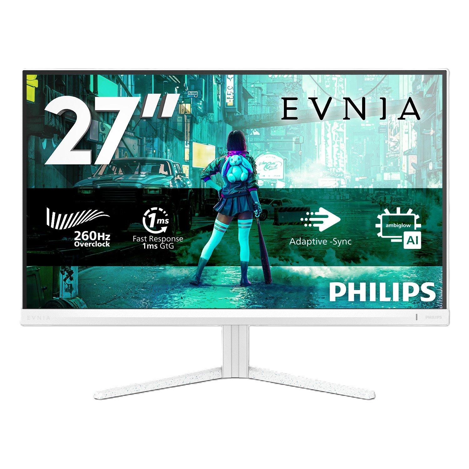 Black - Philips - Philips Evnia 27M2N3201PL 27 Inch Fast IPS FHD 240Hz (260Hz OC) Gaming monitor - 2