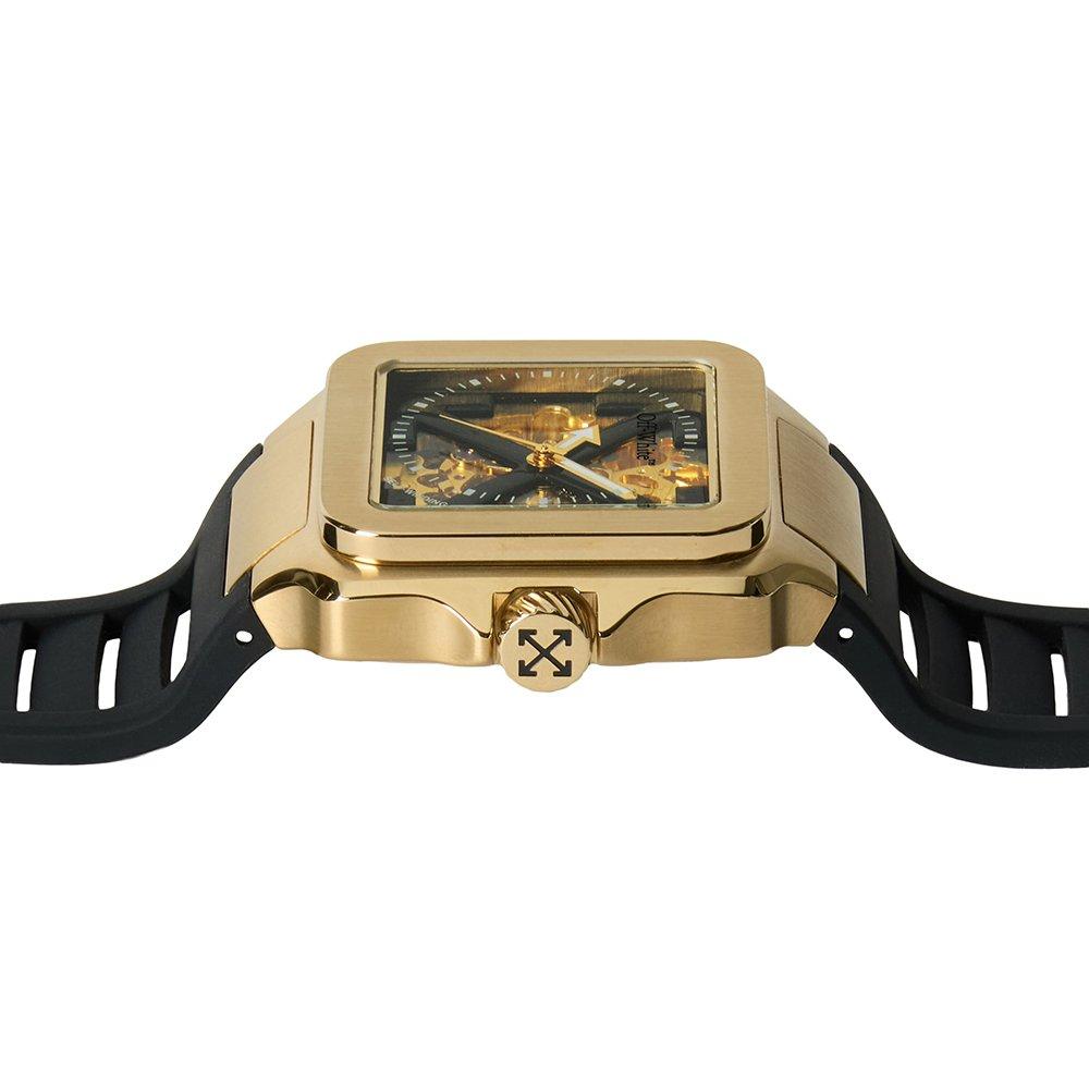 Gold/Black - Off White - Proto Auto Watch - 3