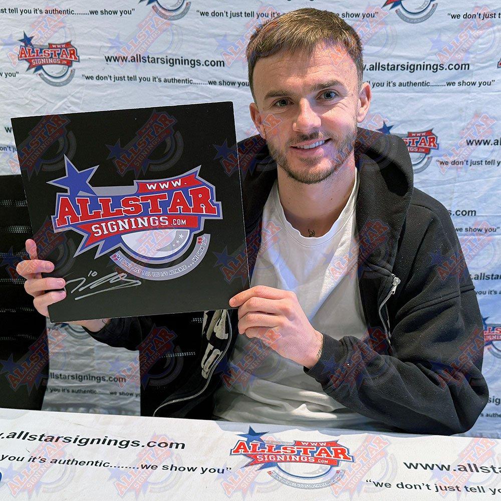 White - AllStarSignings Ltd - James Maddison Tottenham signed Puma football boot - 3