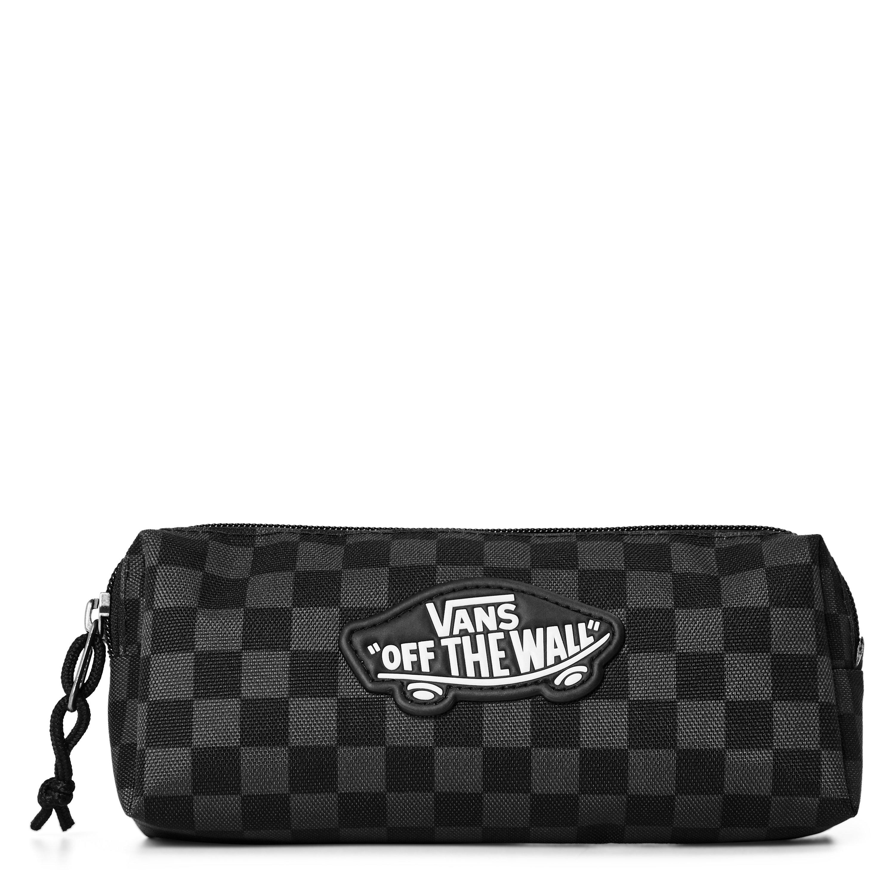 Black/Charcoal - Vans - Vans Old Skool Pencil Pouch Black/Chili Case Unisex Kids - 1
