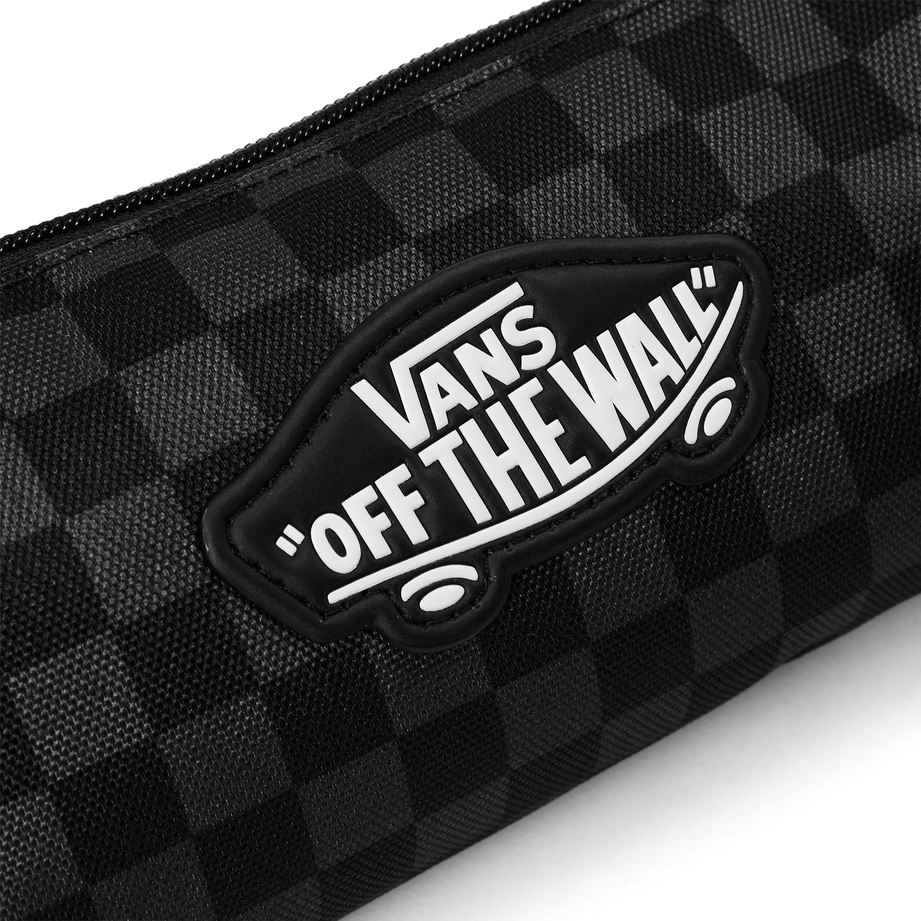 Black/Charcoal - Vans - Vans Old Skool Pencil Pouch Black/Chili Case Unisex Kids - 3