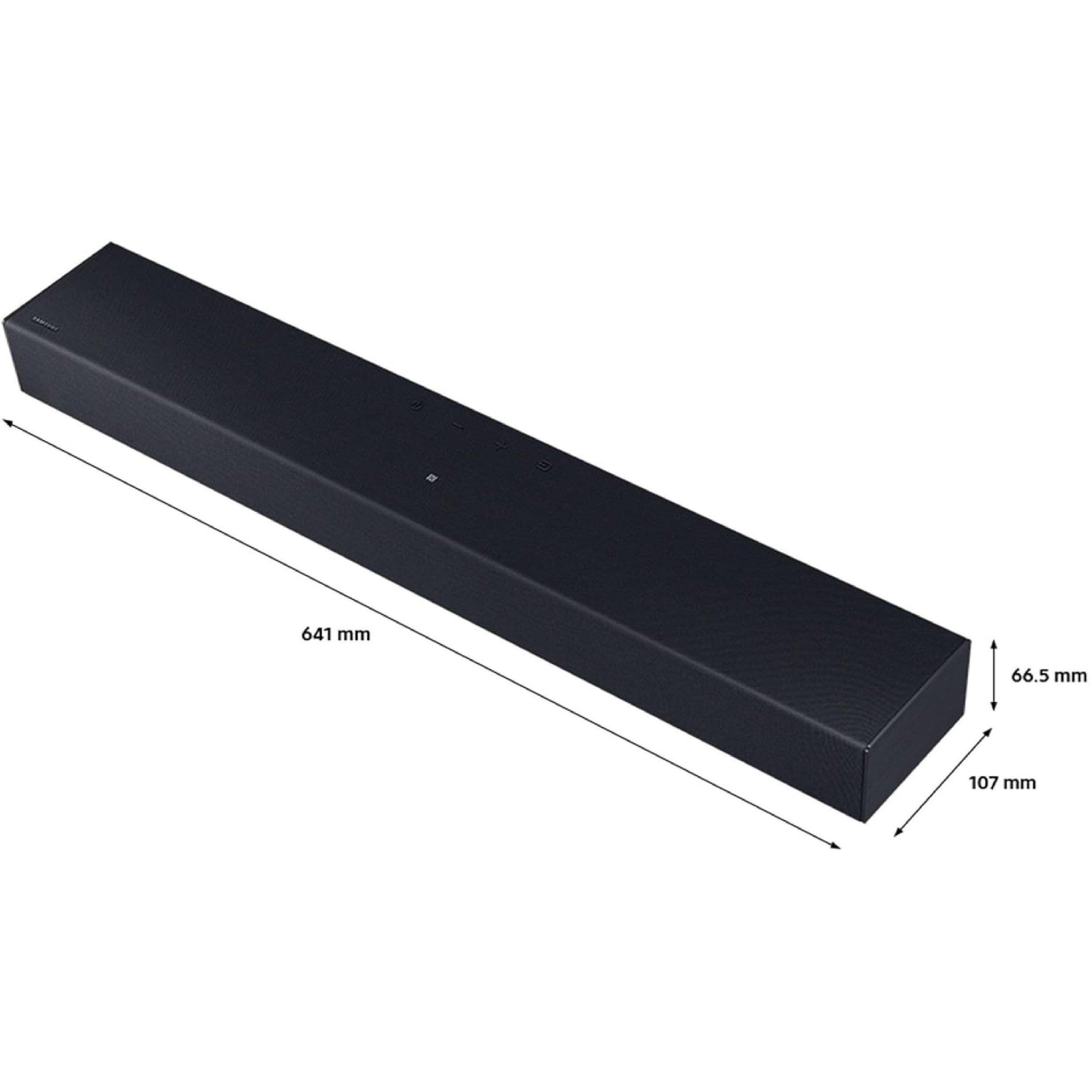 Black - Samsung - SAMSUNG HW-C400/XU 2.0 All-in-One Sound Bar - 4