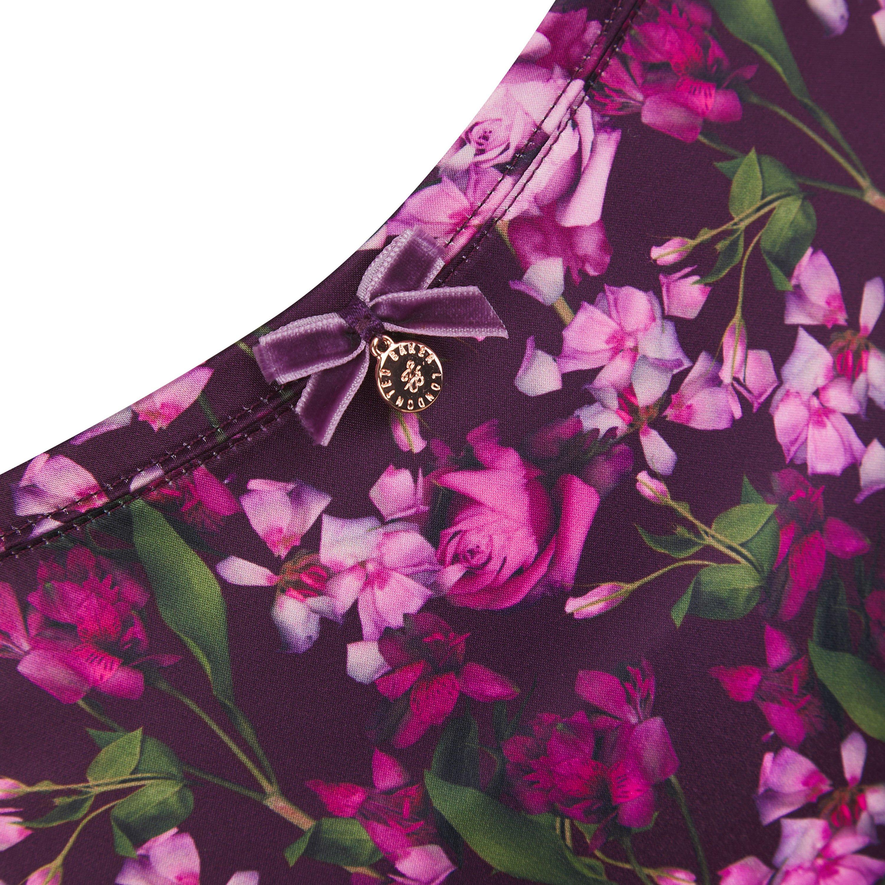Maroon Floral - Ted Baker - Ted Bak Demi Brief Ld61 - 2