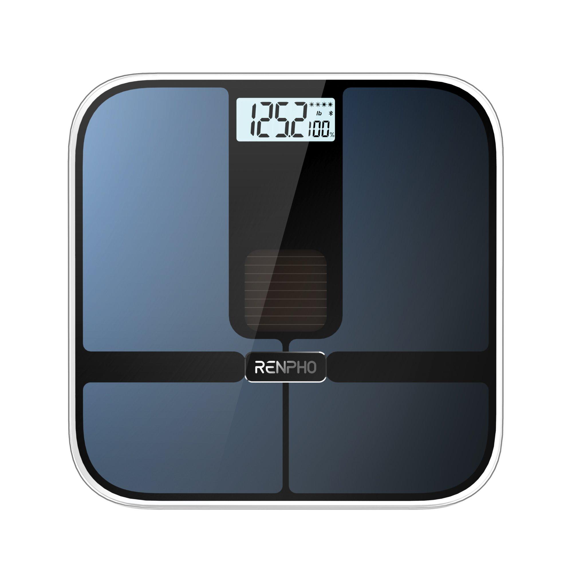 Black - Renpho - Renpho Solar Body Scales - 1