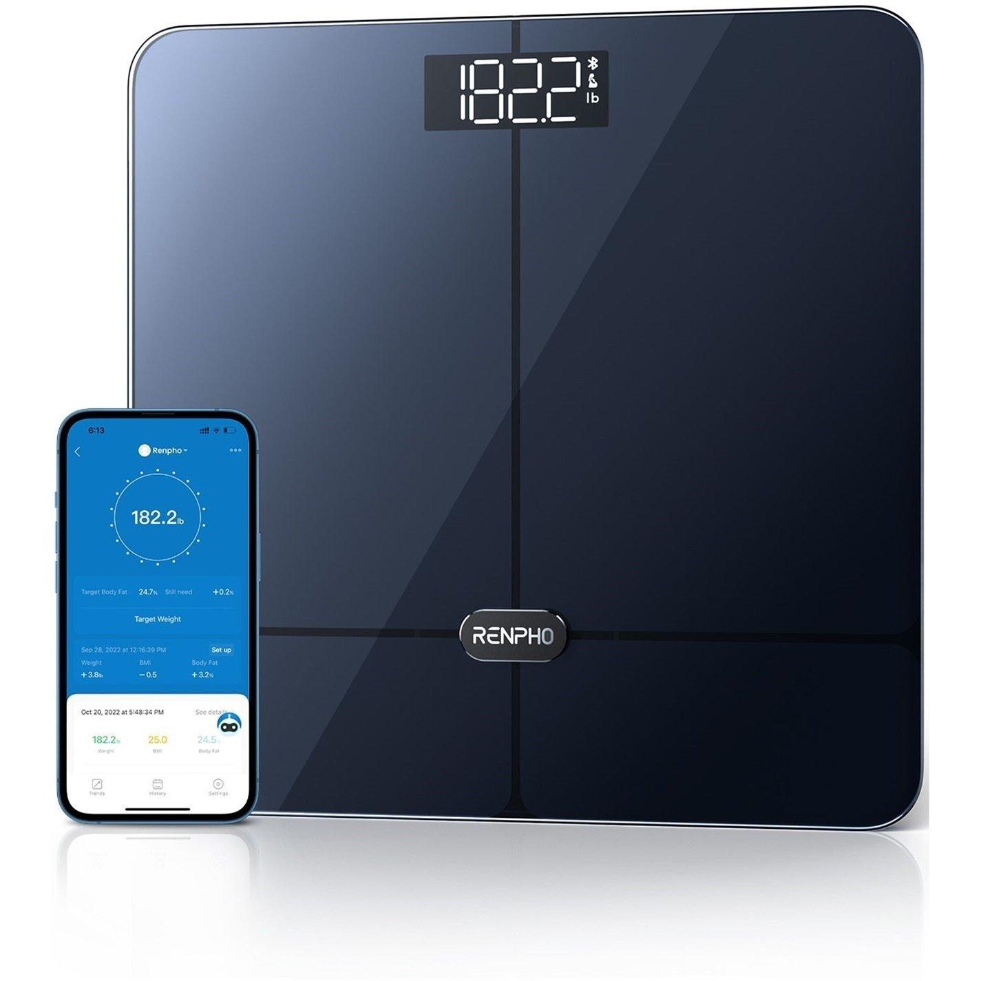 Black - Renpho - Renpho Solar Body Scales - 11