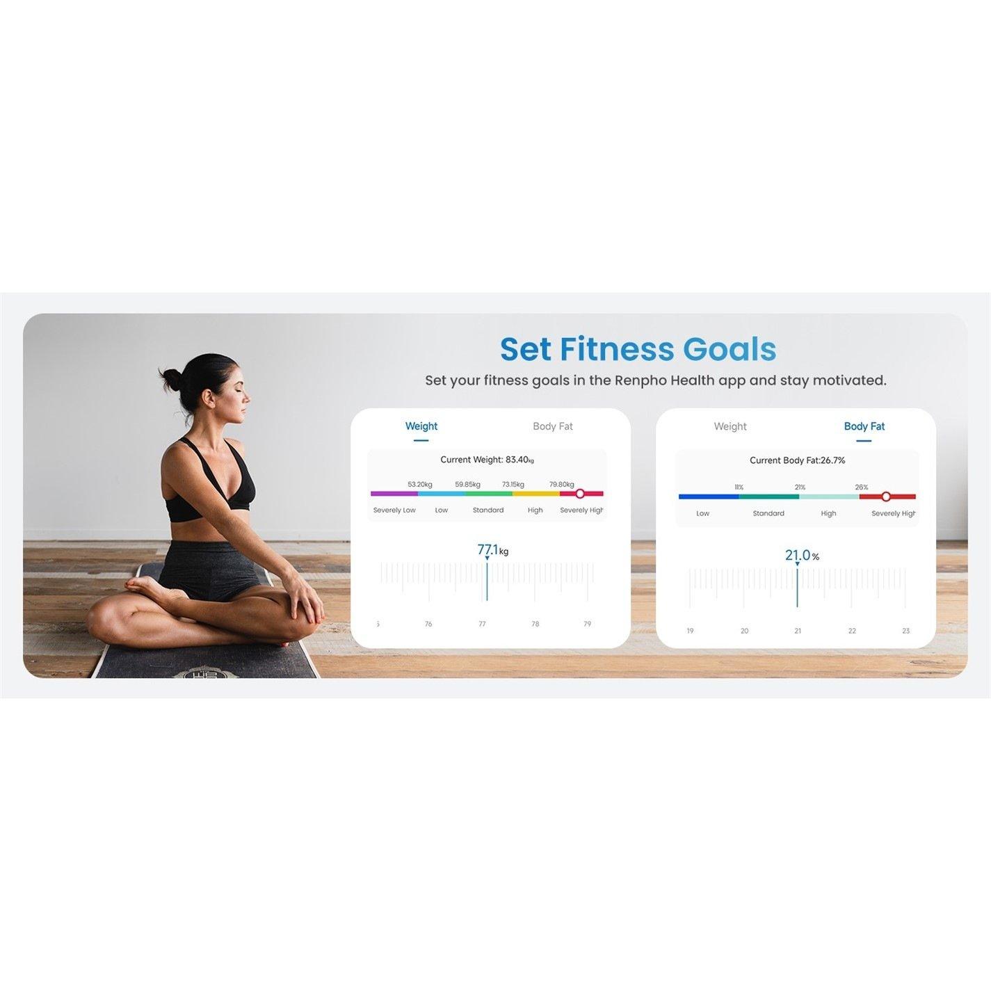 Black - Renpho - Renpho Solar Body Scales - 5