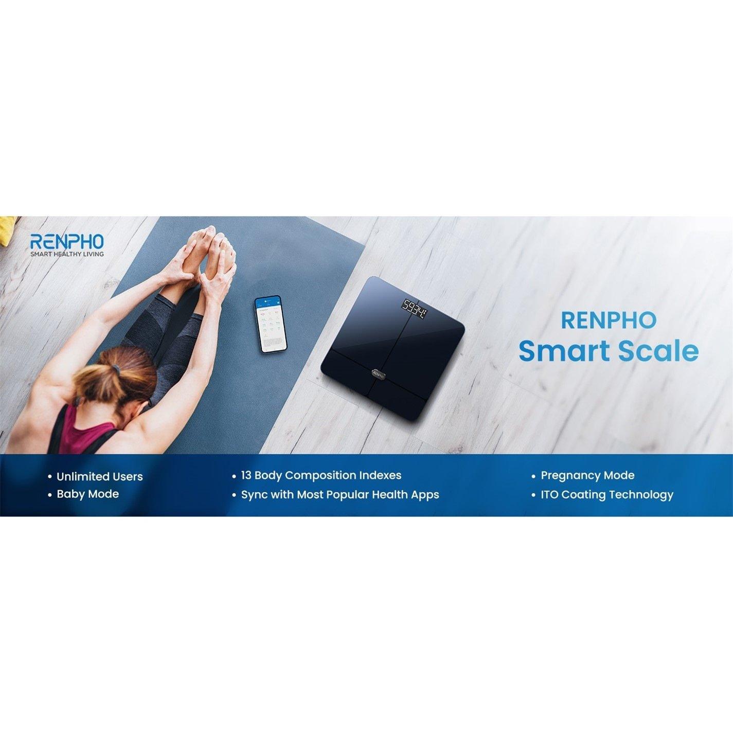 Black - Renpho - Renpho Solar Body Scales - 10