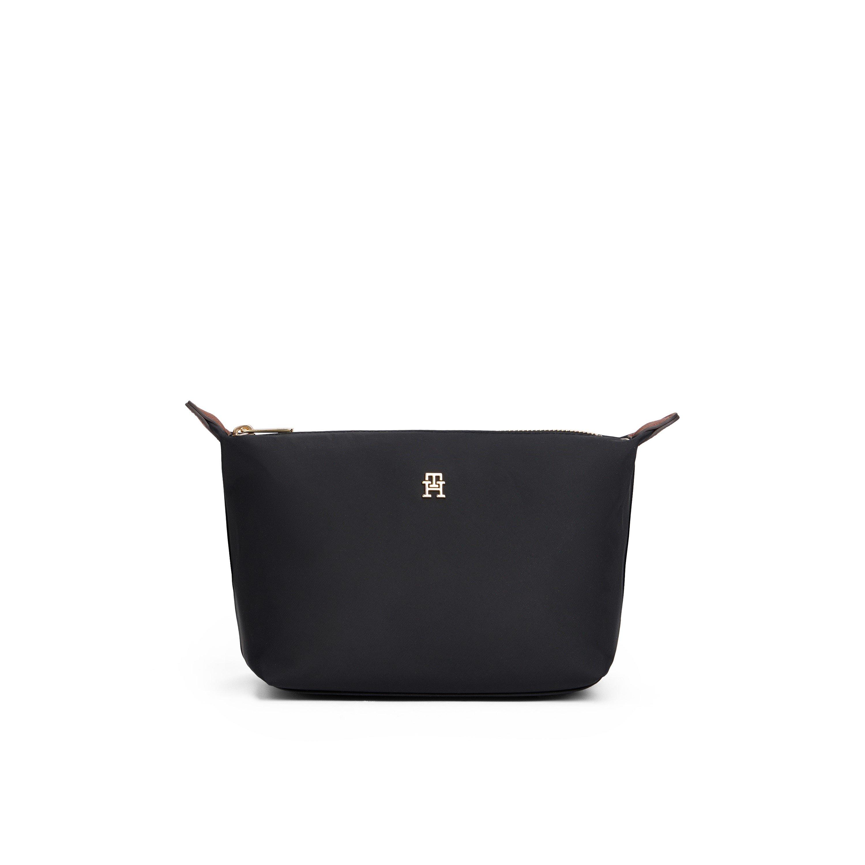 Tommy Hilfiger Women's Icon Washbag Zip Pouch - Black