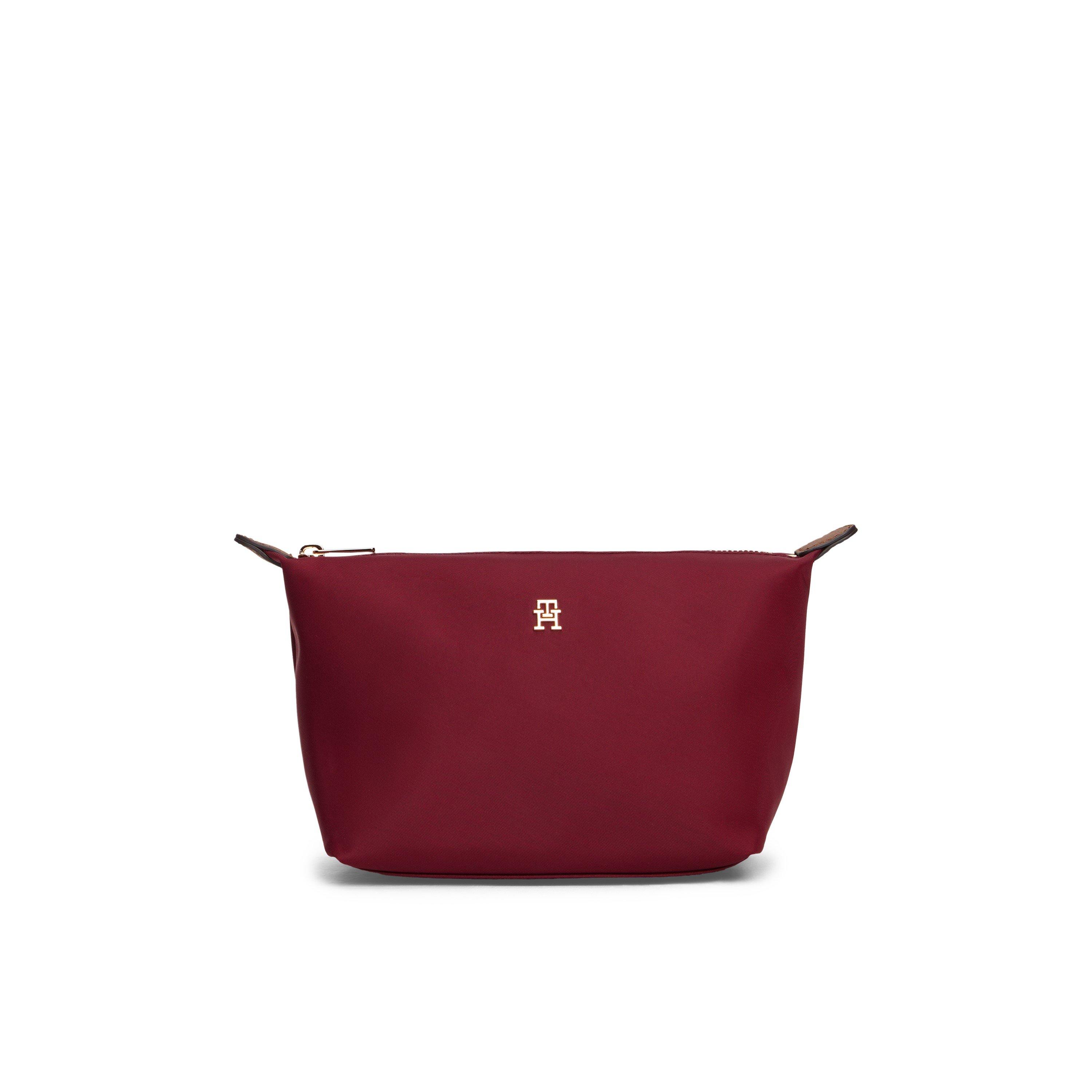 Tommy Hilfiger Women's Icon Washbag Zip Pouch - Deep Rouge