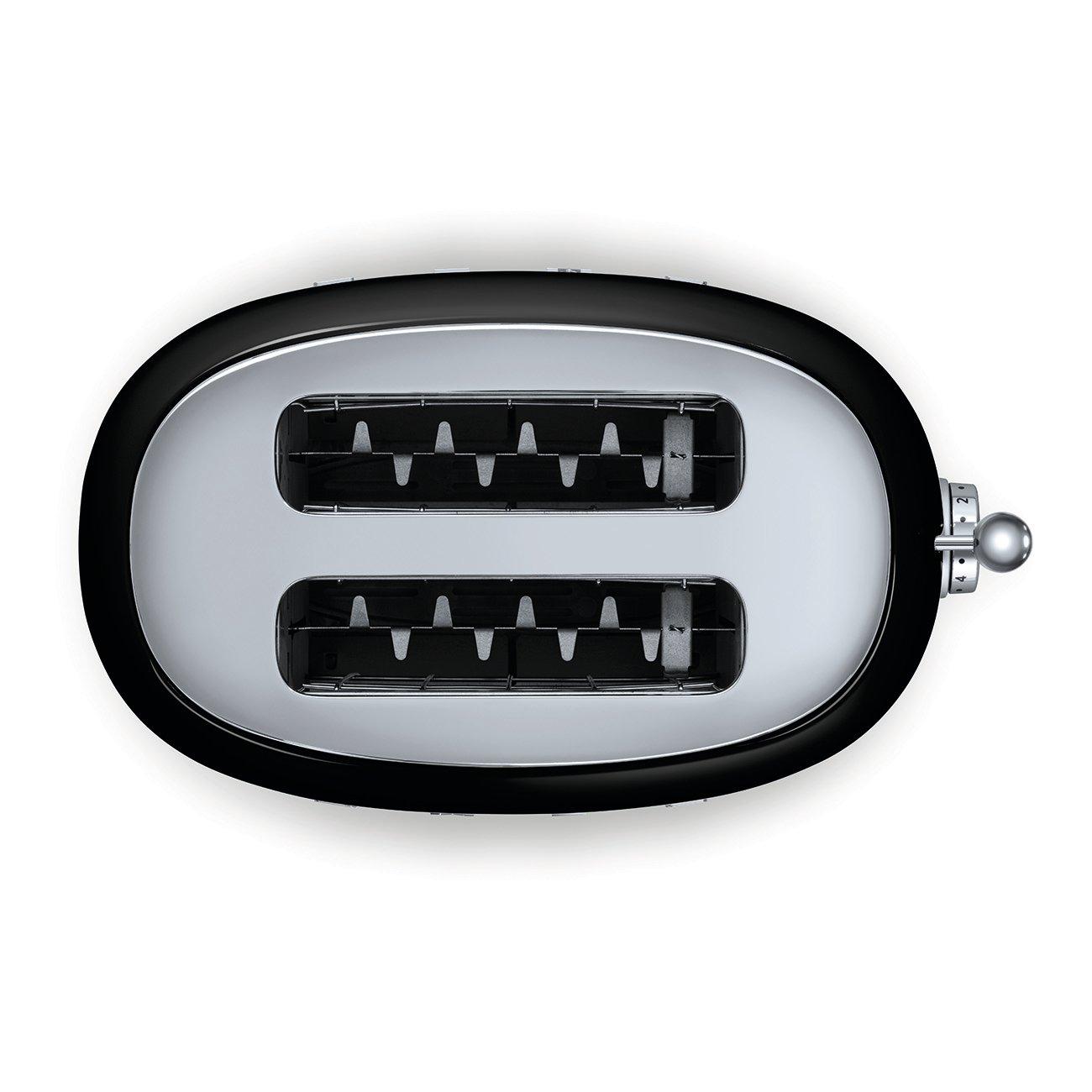 Black - Smeg - 2 Slice Toaster Black - 4