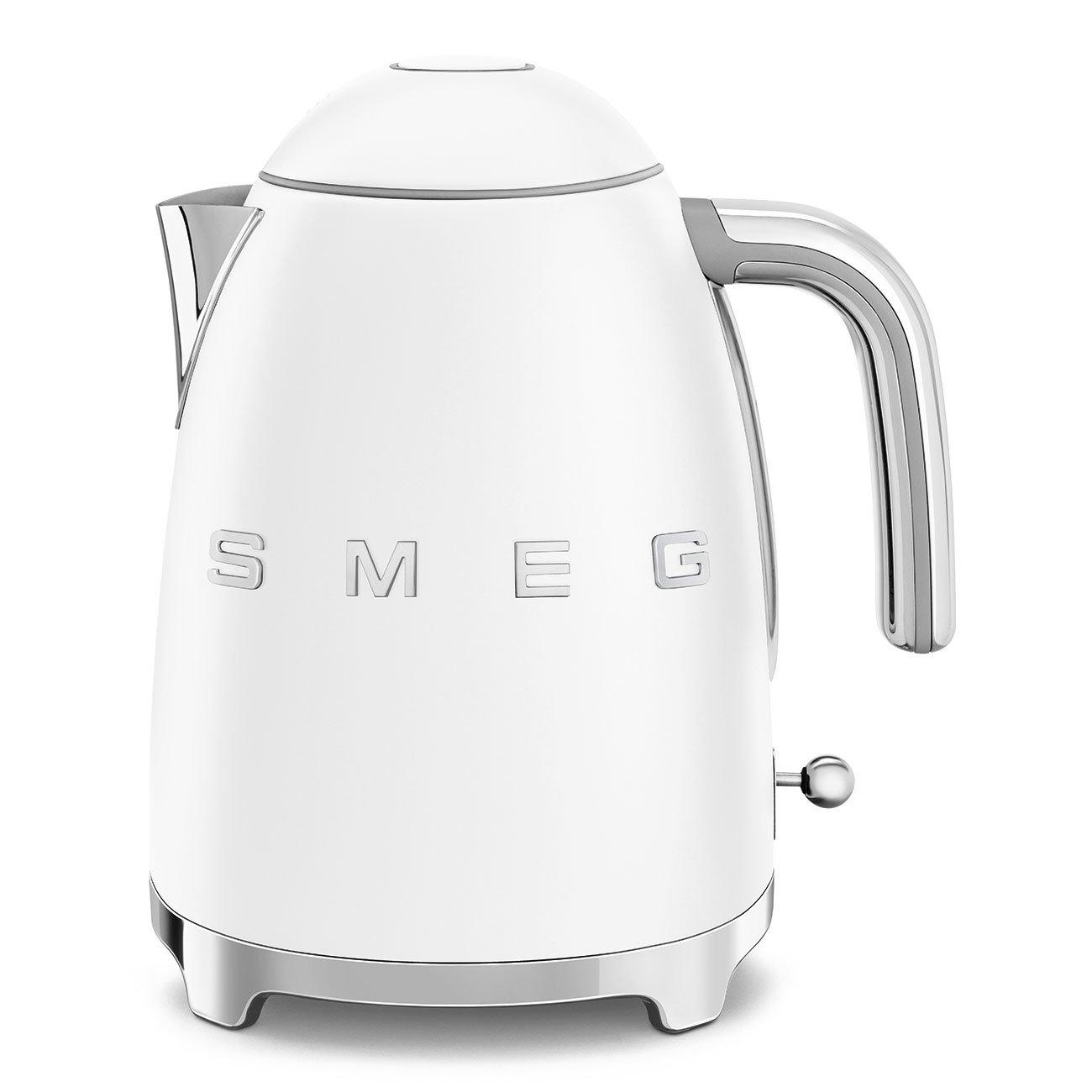 White - Smeg - 50s Style Kettle 1.7L Matte - 1