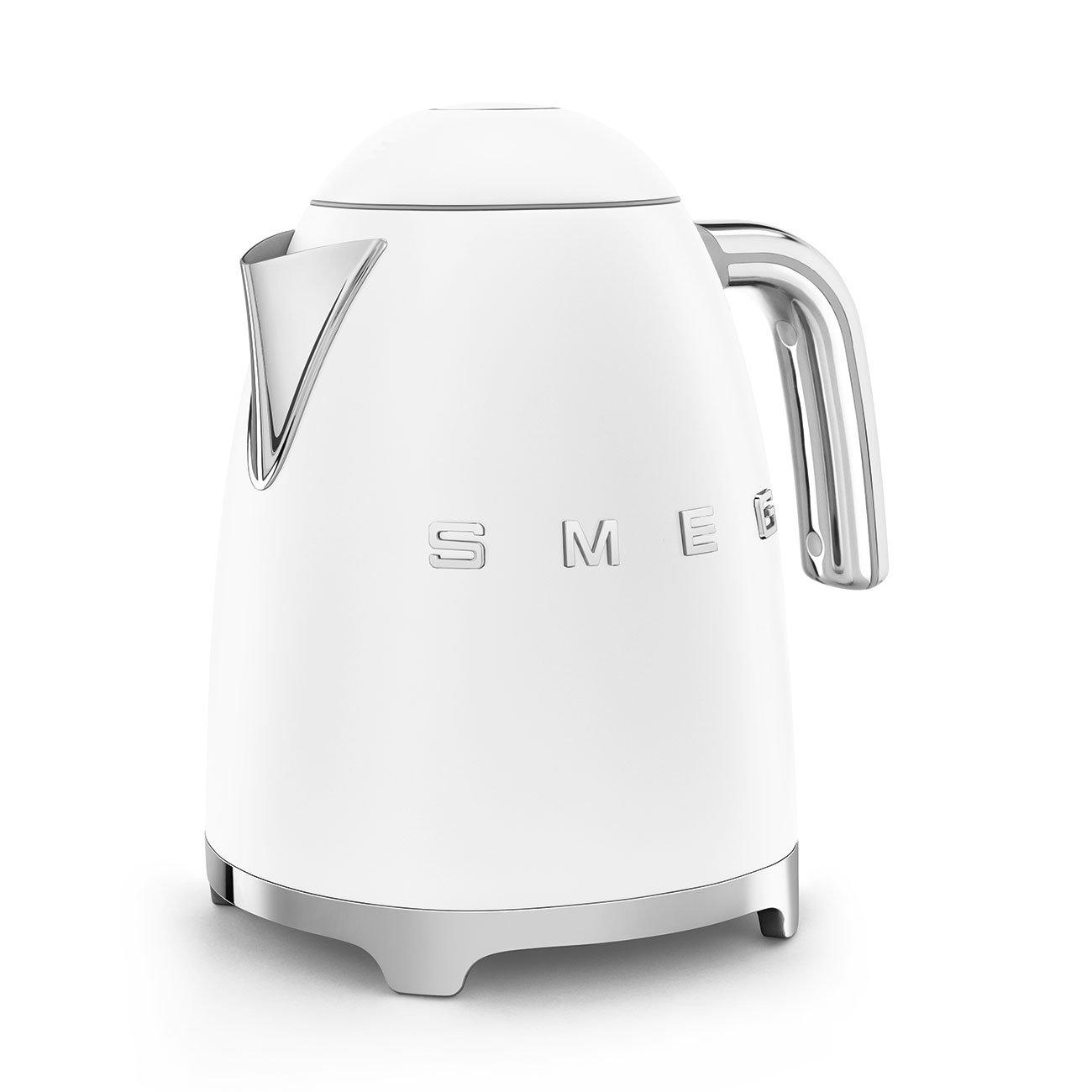 White - Smeg - 50s Style Kettle 1.7L Matte - 2