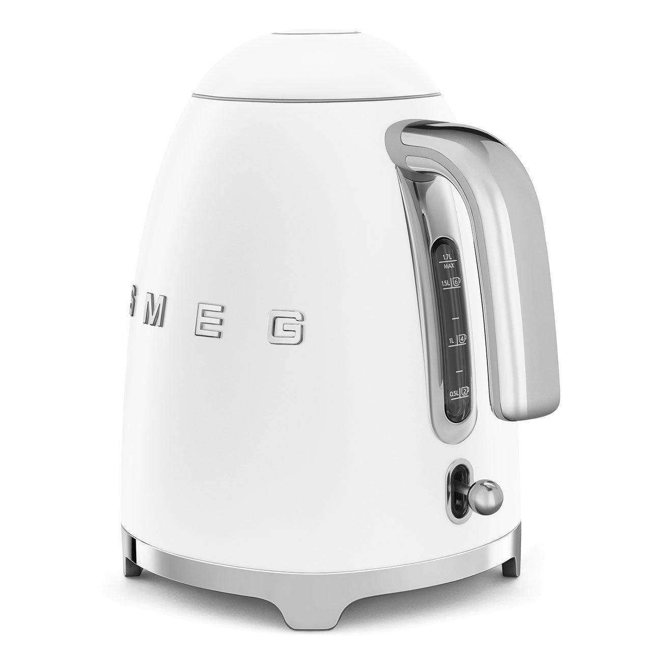 White - Smeg - 50s Style Kettle 1.7L Matte - 3