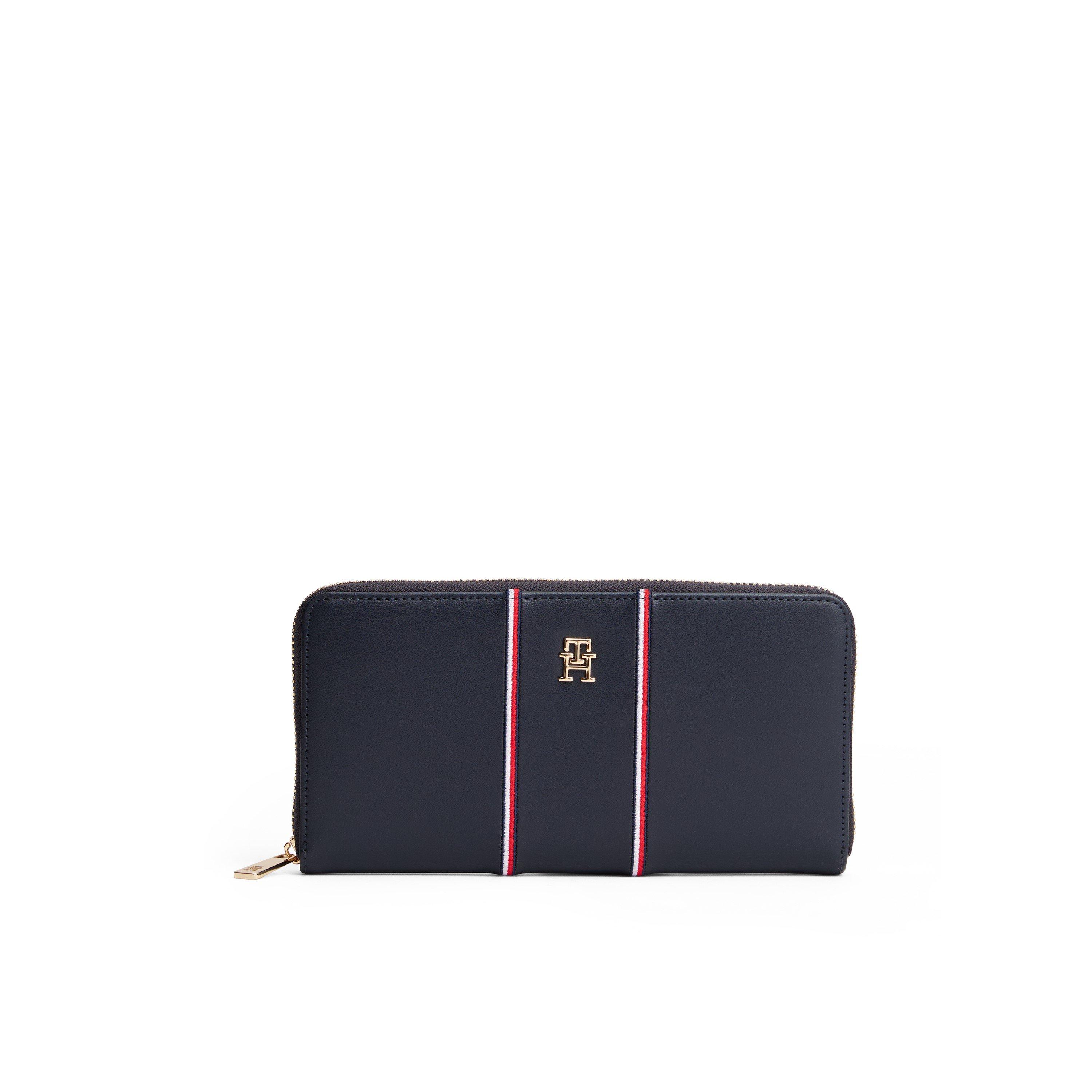 Tommy Hilfiger Women's Icon Zip Around Purse - Blue Corp