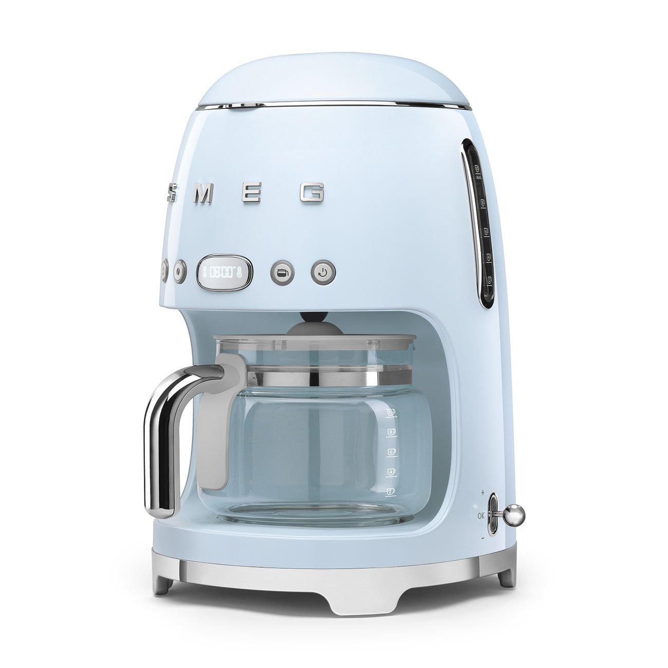 Blue - Smeg - Drip Coffee Machine Pastel Blue - 2