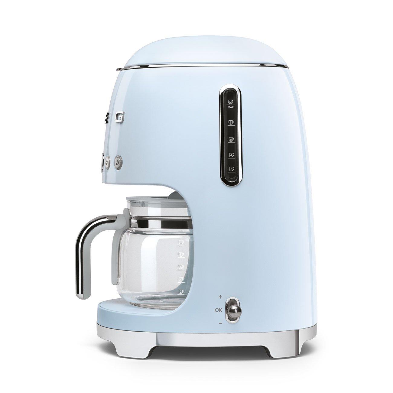 Blue - Smeg - Drip Coffee Machine Pastel Blue - 4
