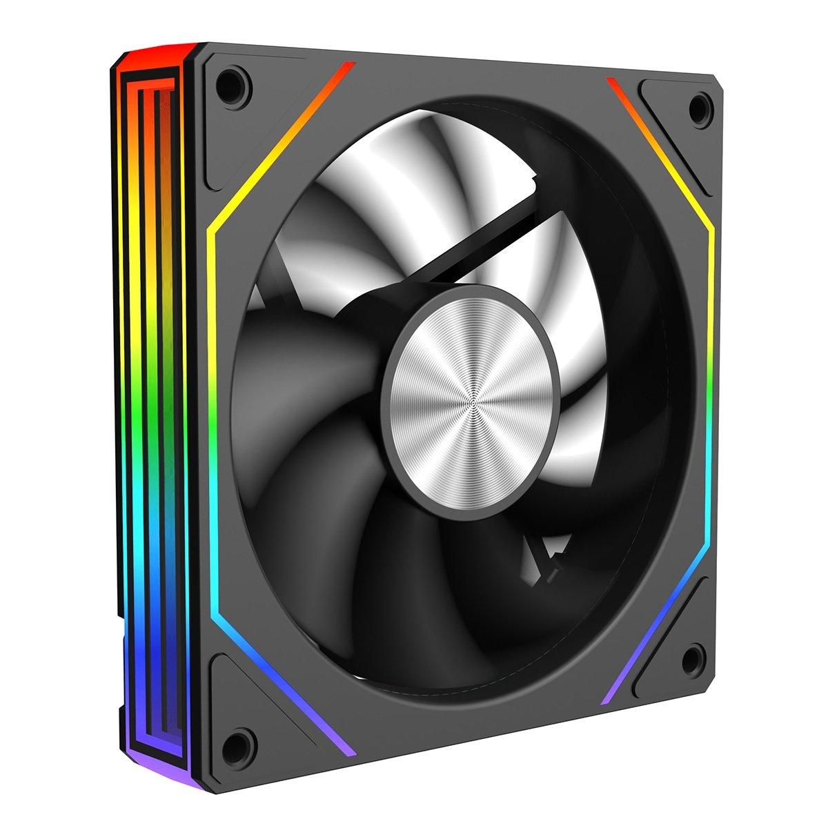 Cit  Eclipse 120Mm Two-Sided Infinity A 4Pin Pwm Pc Cooling Fan Rgb Black
