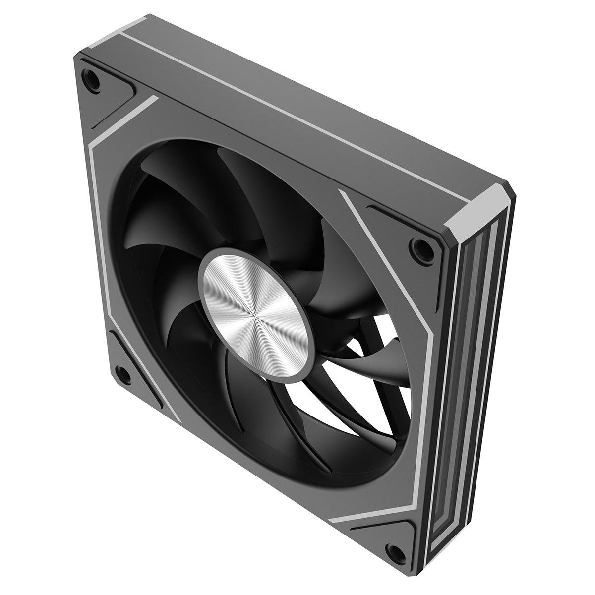 CiT Eclipse 120mm Two-Sided Infinity ARGB Black 4pin PWM PC Cooling Fan ...