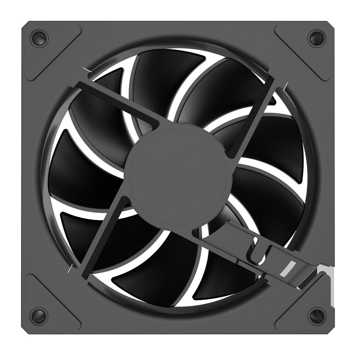 RGB Black - CiT - Eclipse 120mm Two-Sided Infinity ARGB Black 4pin PWM PC Cooling Fan - 4