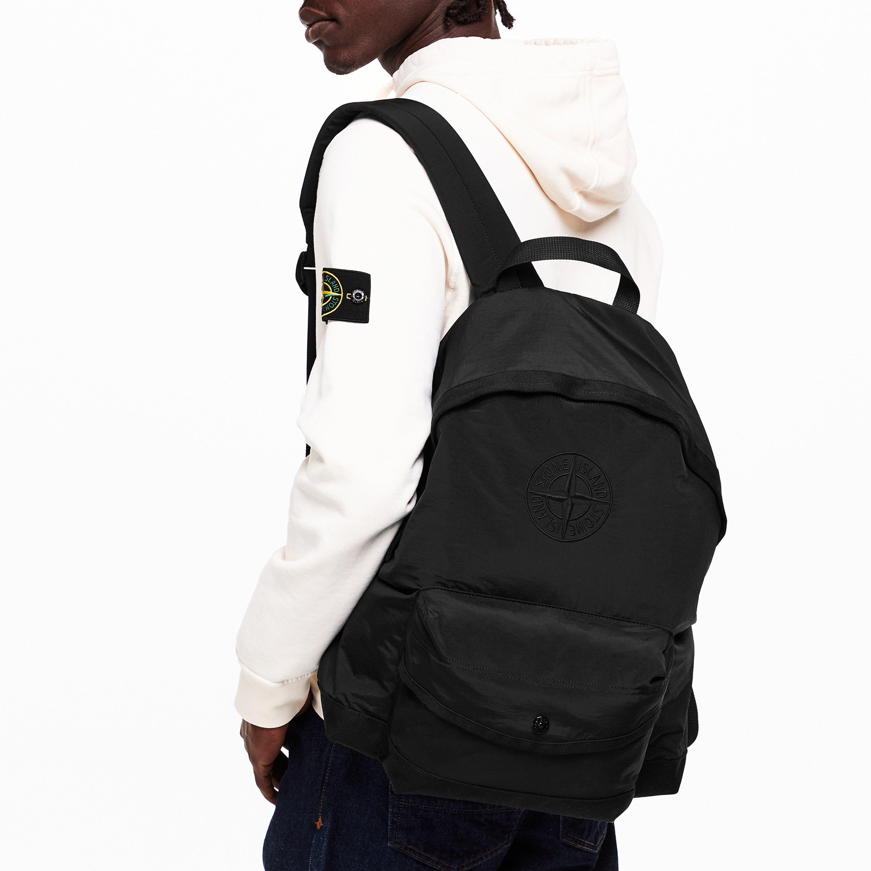 Black V0029 - Stone Island - Kids' Backpack - 3