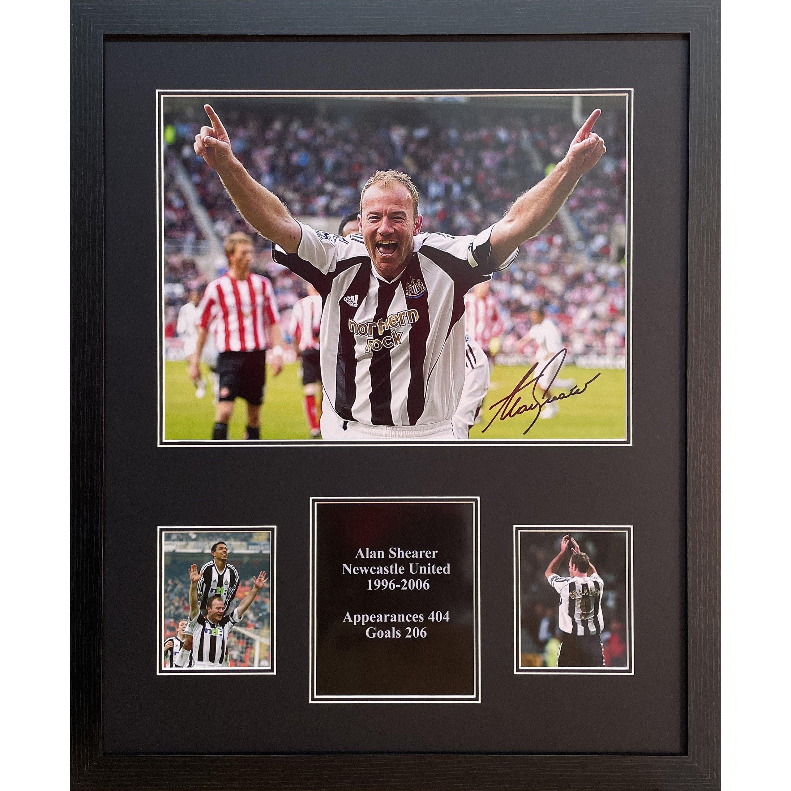 Black - AllStarSignings Ltd - Alan Shearer signed Newcastle United photo - 1