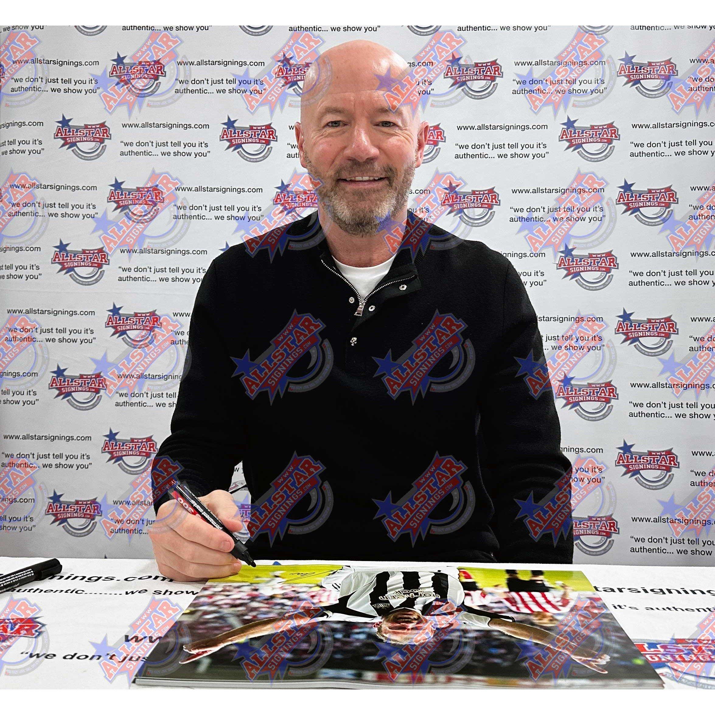 Black - AllStarSignings Ltd - Alan Shearer signed Newcastle United photo - 2