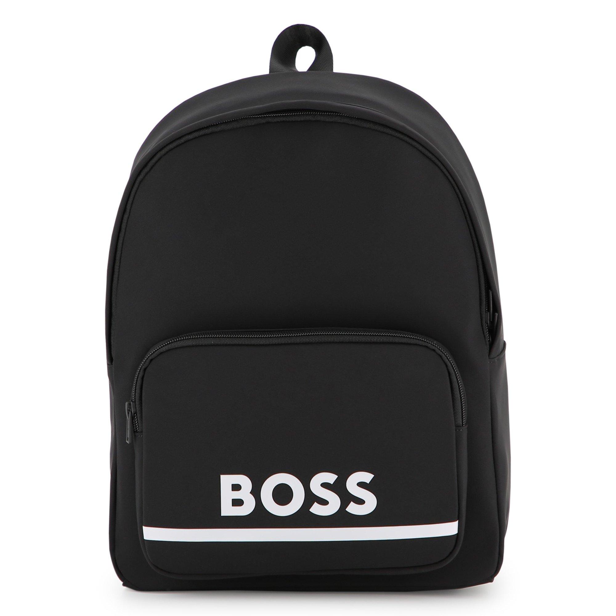 Black/White - Boss - Kids Logo Backpack - 1