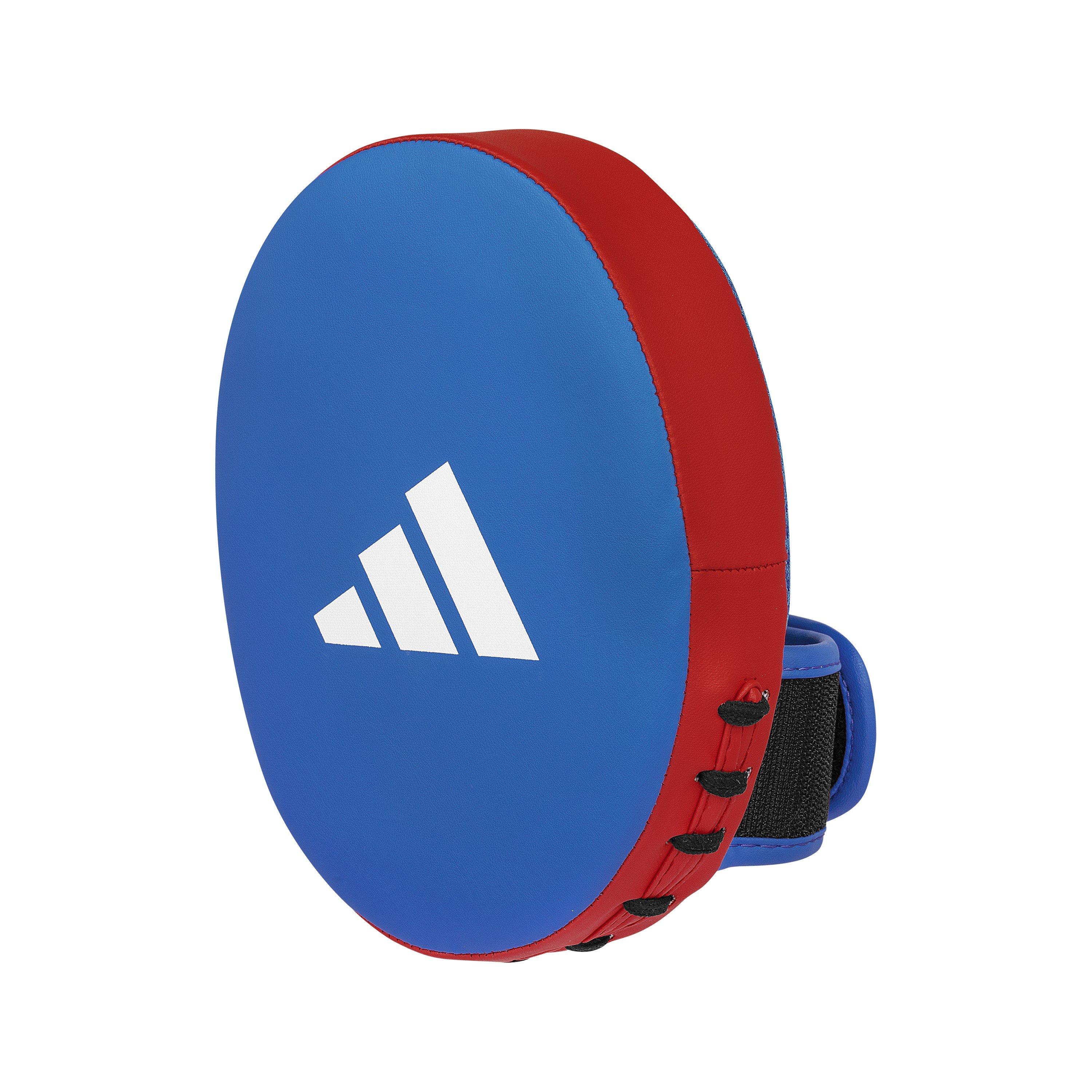 Blue/Red - adidas - Boxing Gloves 6oz and Focus Mitt Set Juniors - 7