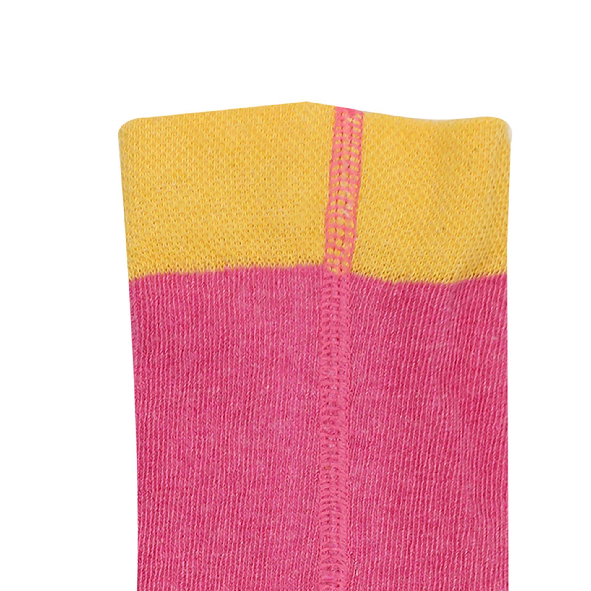 Pink - Lilly and Sid - Cable Opaque Tights - 3