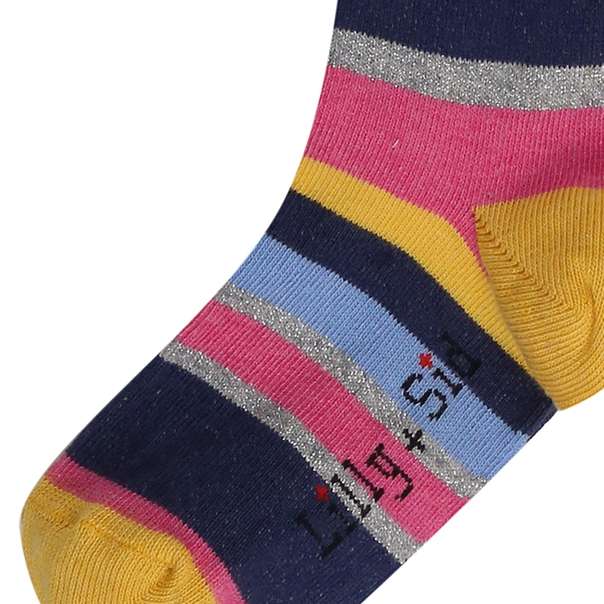 Multi - Lilly and Sid - Patterned Tights - 2