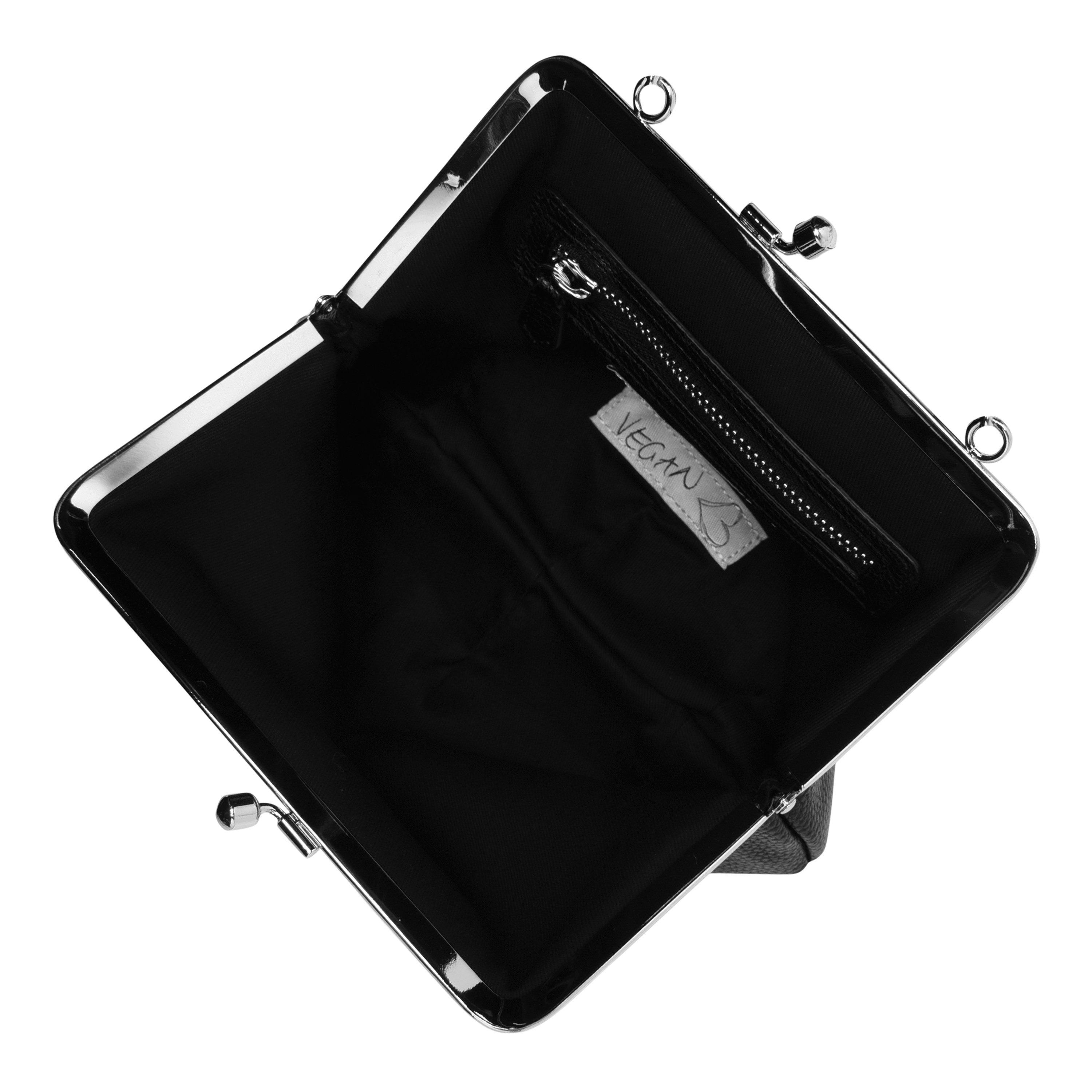 Black - Vivienne Westwood - Women's Textured Johanna Frame Purse - 7