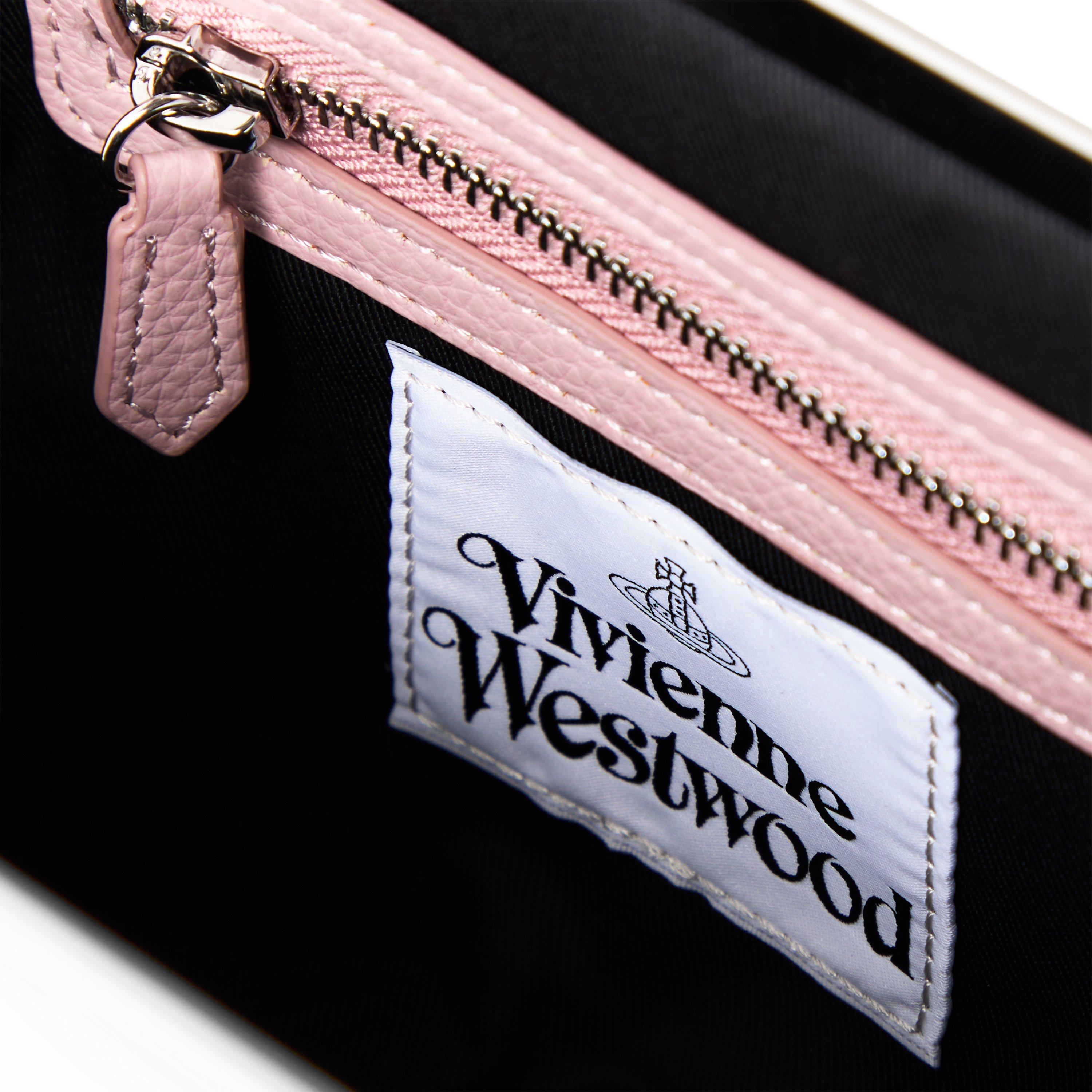 Dusty Pink - Vivienne Westwood - Women's Textured Johanna Frame Purse - 5