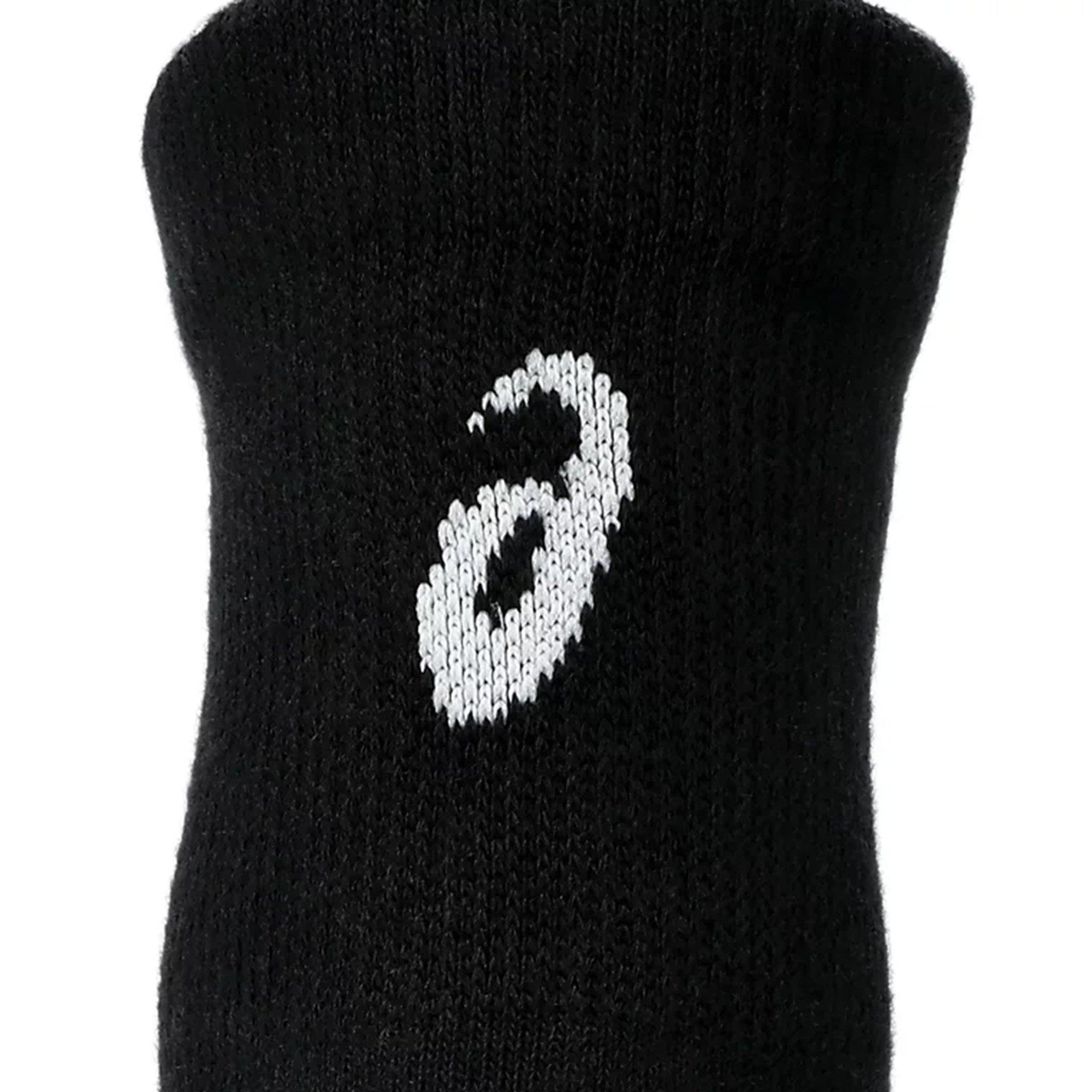 Perf. Black - Asics - Quarter Length Socks 3 Pack Mens - 3