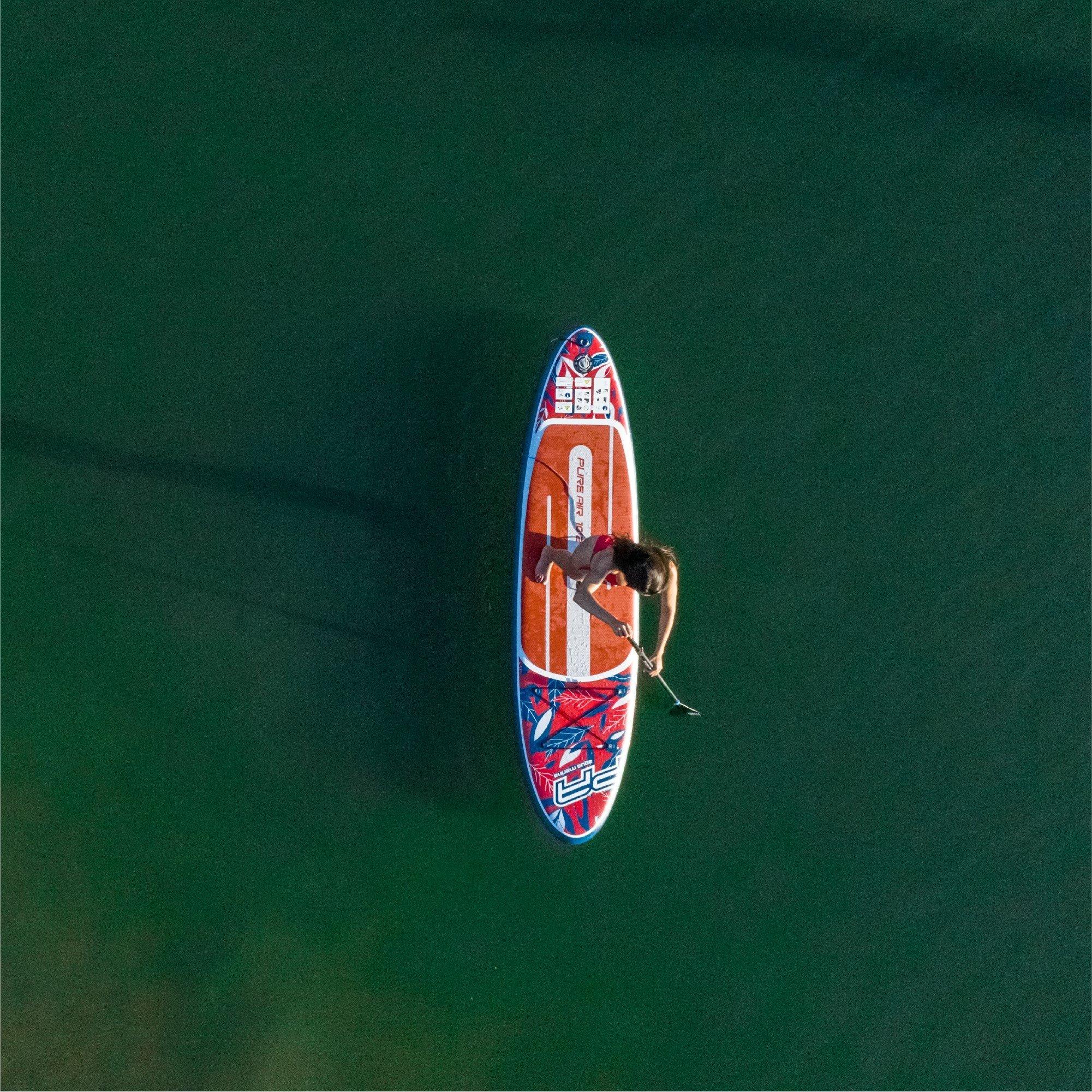 Red/wht/Black - Aqua Marina - Pure Air 310 Paddle Board - 3