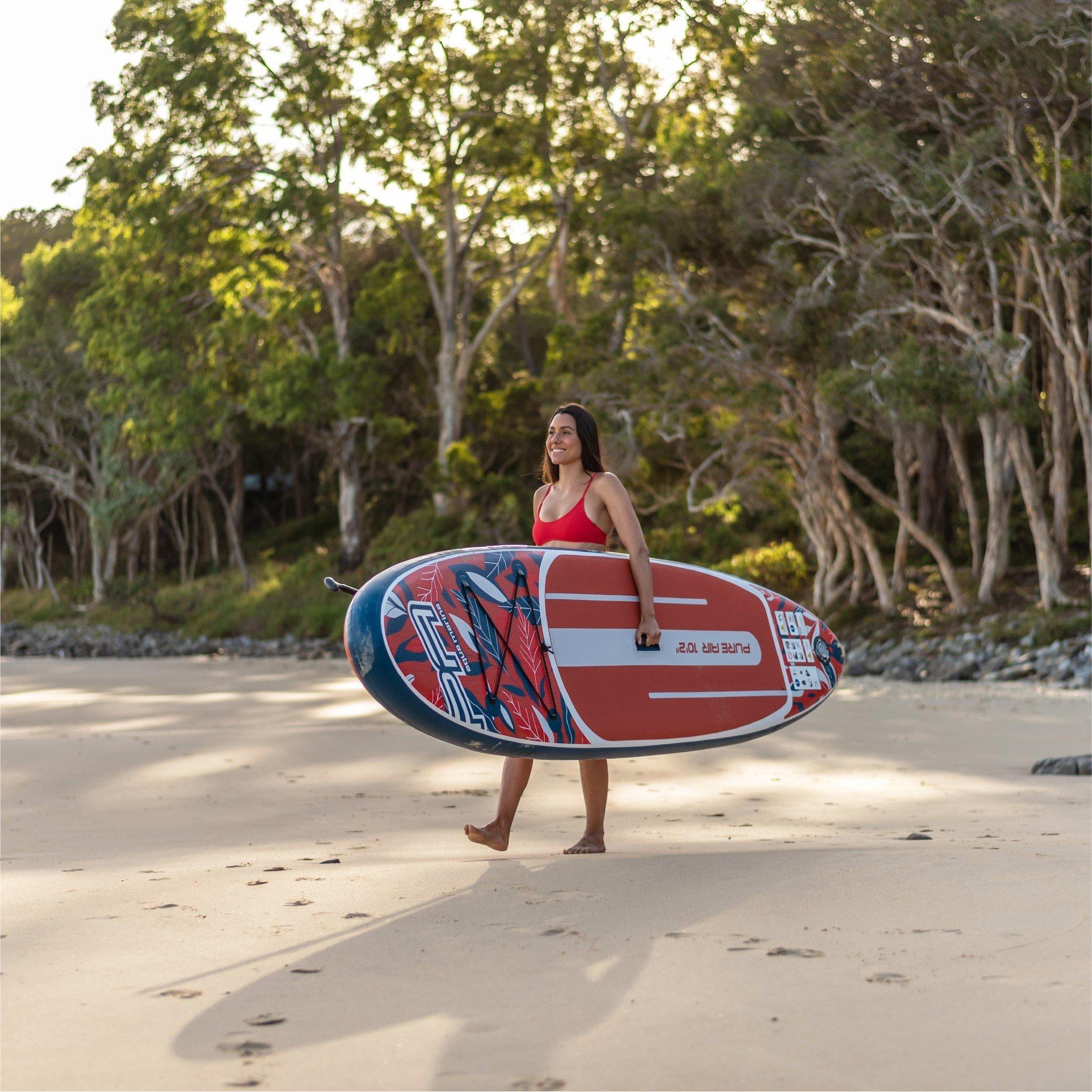 Red/wht/Black - Aqua Marina - Pure Air 310 Paddle Board - 4