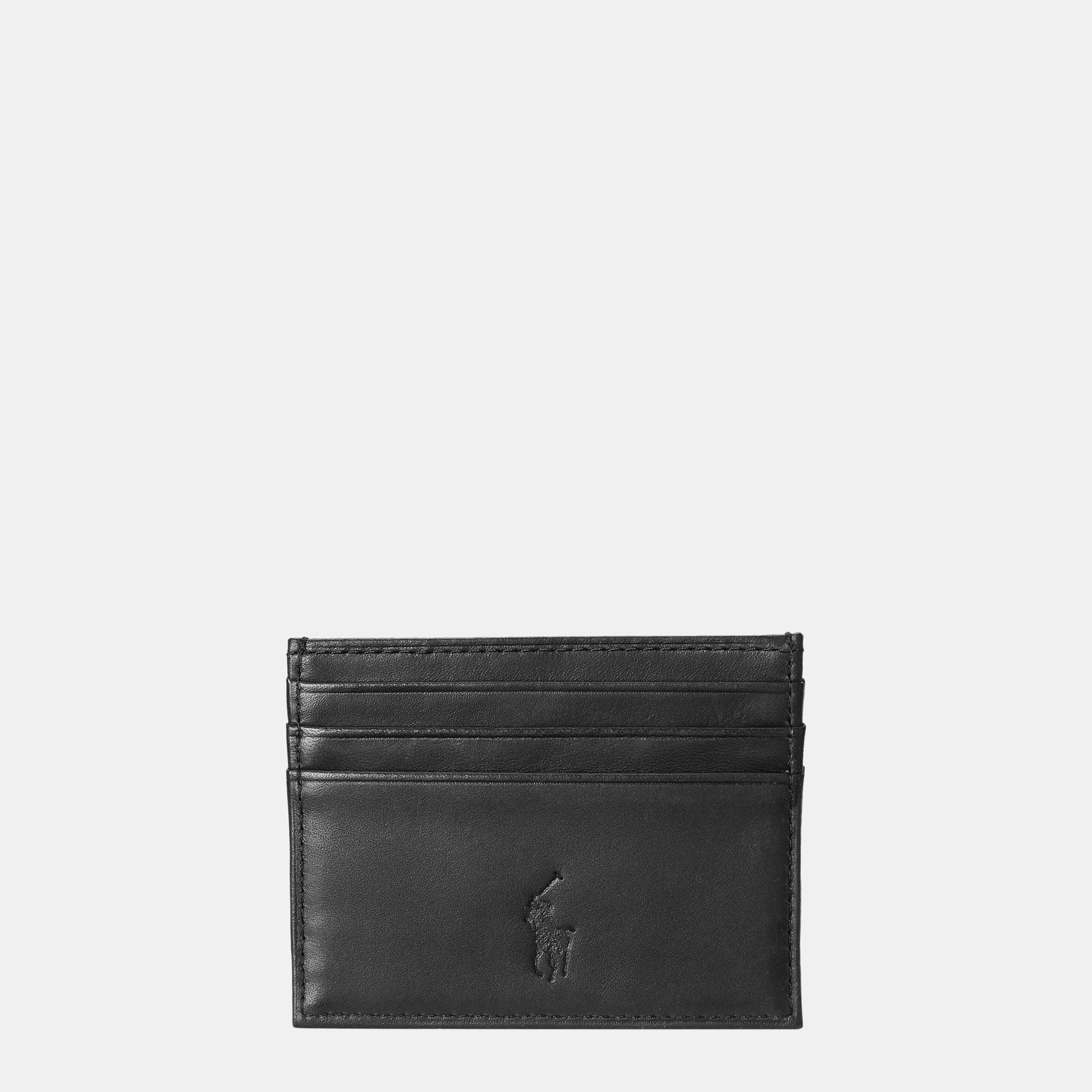Black - Polo Ralph Lauren - Foil Leather Card Case - 2