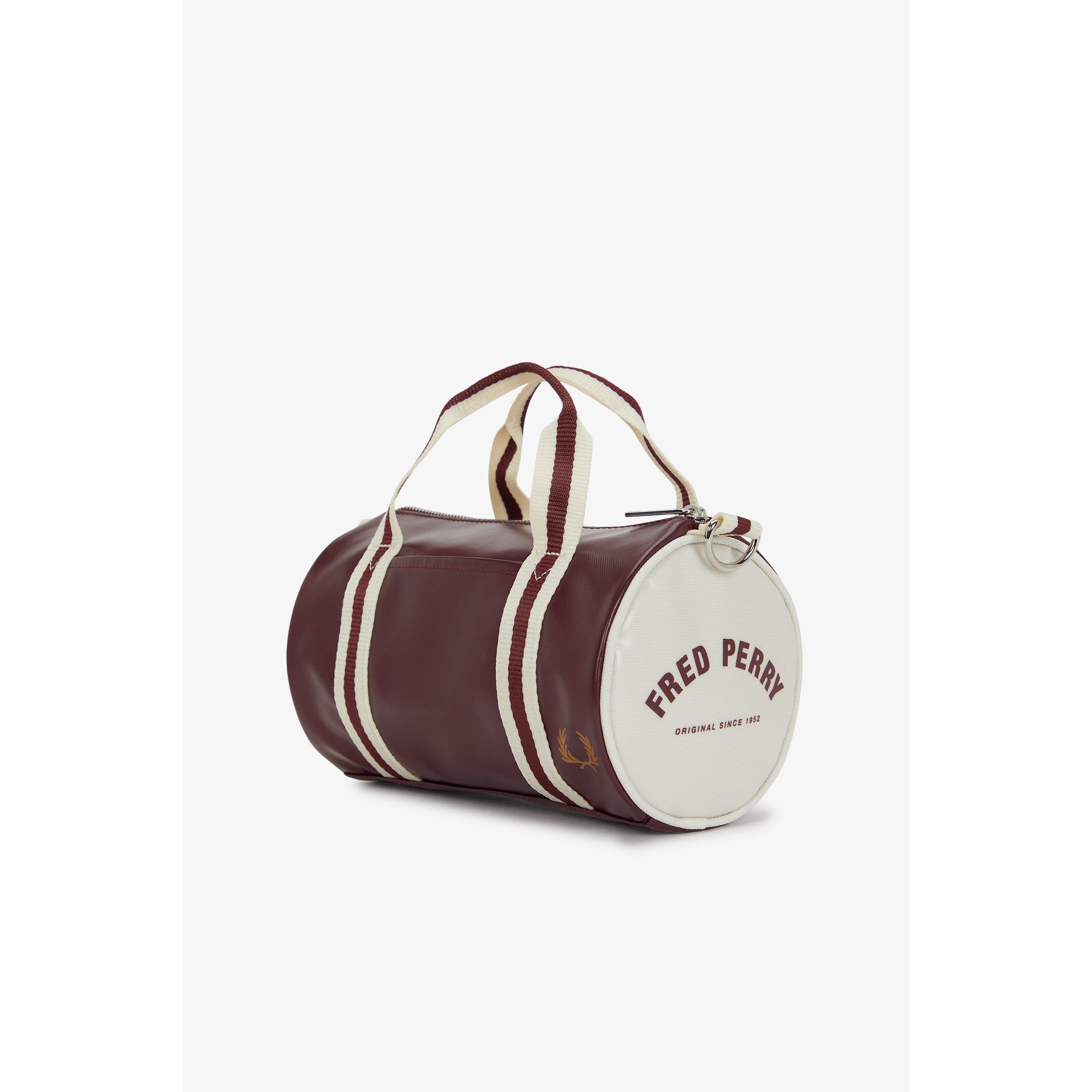 OxBld/Ecru R82 - Fred Perry - Mini Barrel Bag - 2