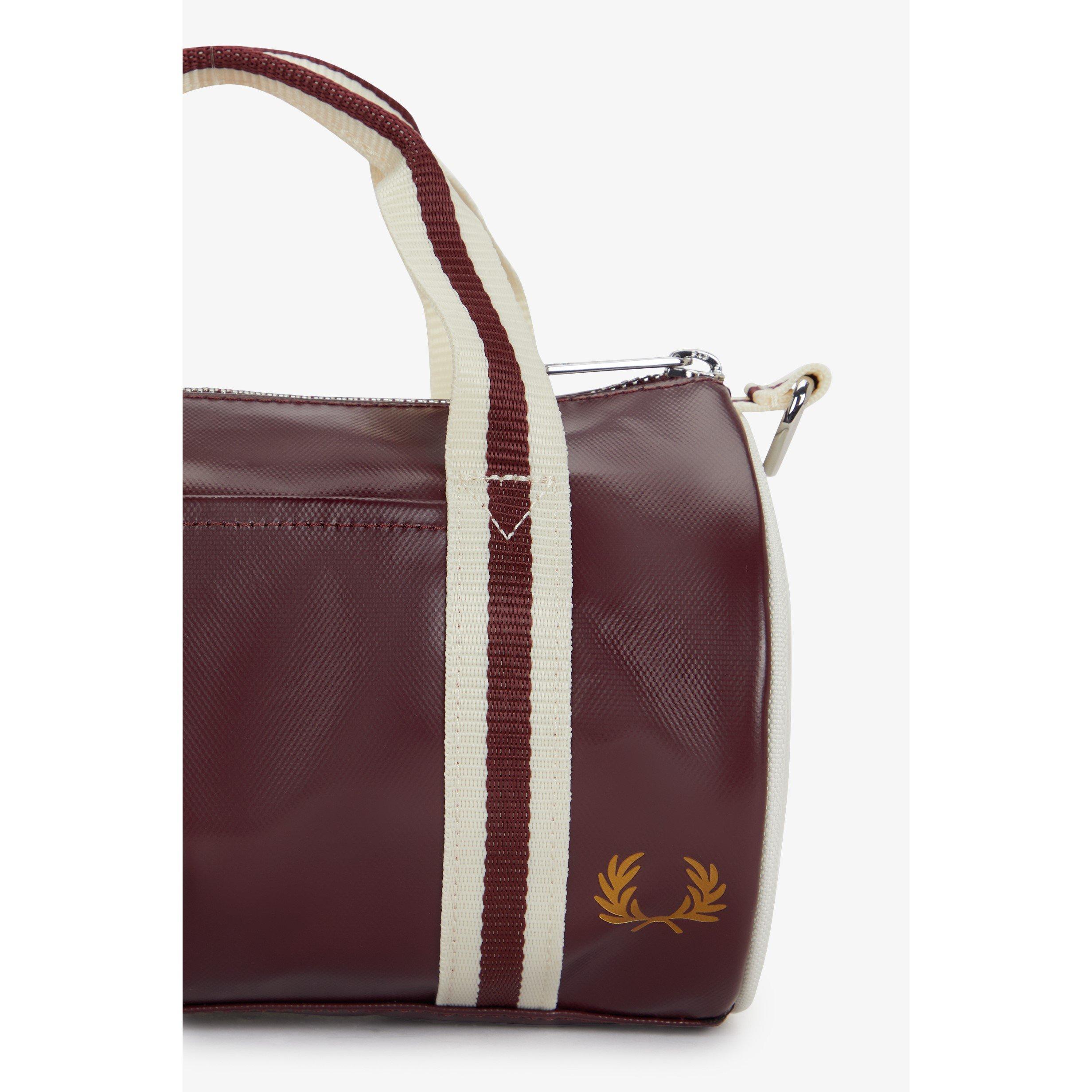 OxBld/Ecru R82 - Fred Perry - Mini Barrel Bag - 4