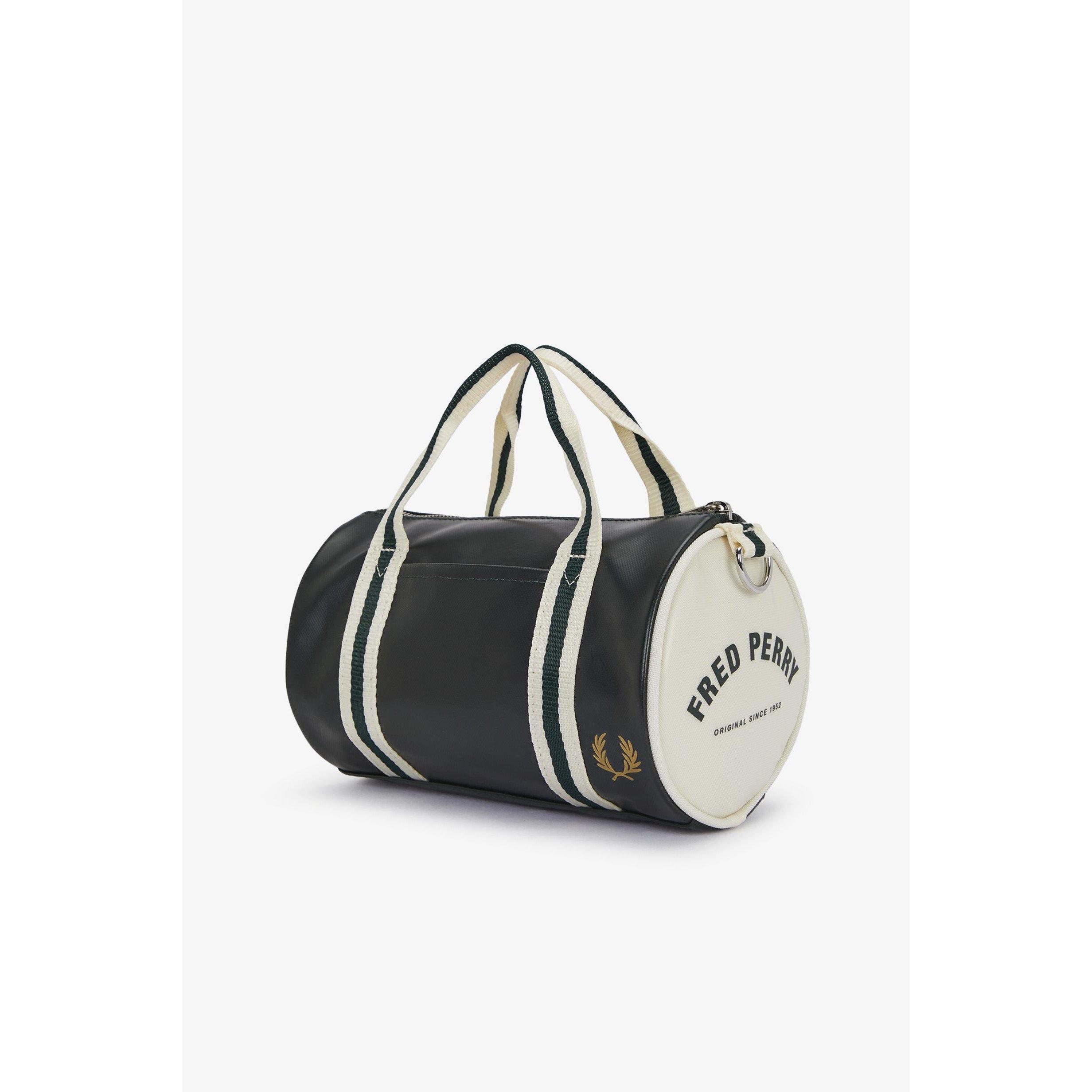 Night Green T11 - Fred Perry - Mini Barrel Holdall - 2