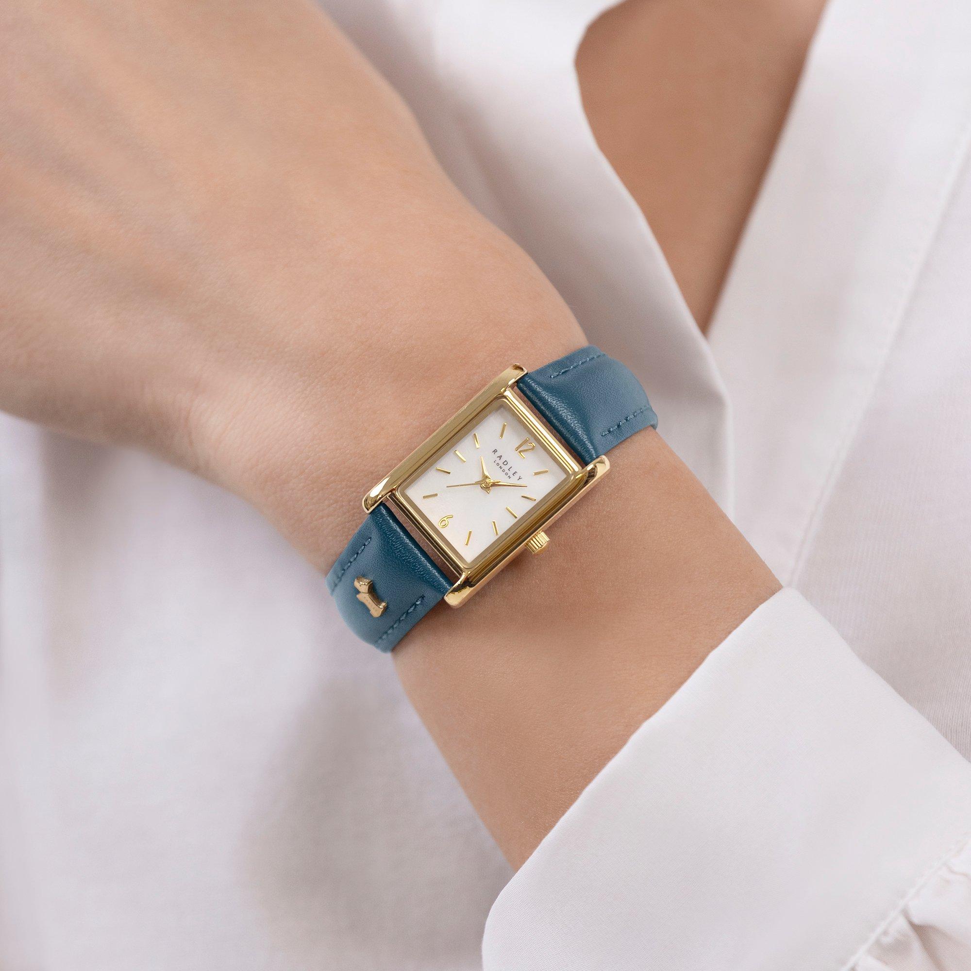 Deep Sea - Radley - Radley Gold Plated Blue Strap Watch - 3