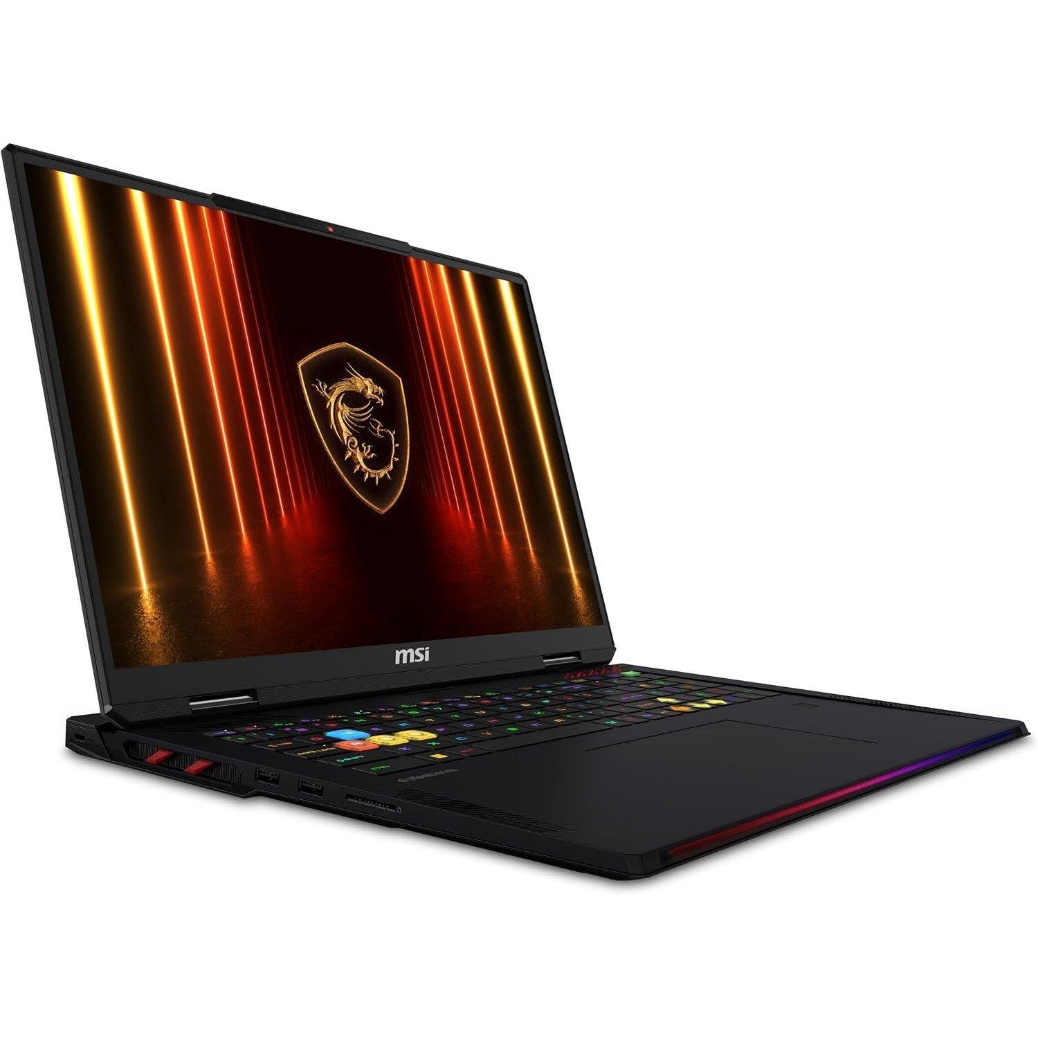 Nero - MSI - MSI Raider 18 HX 18 QHD+ 240Hz Gaming Laptop - Ultra 9 275HX 32GB RAM 1TB SSD RTX 5070 Ti - 2