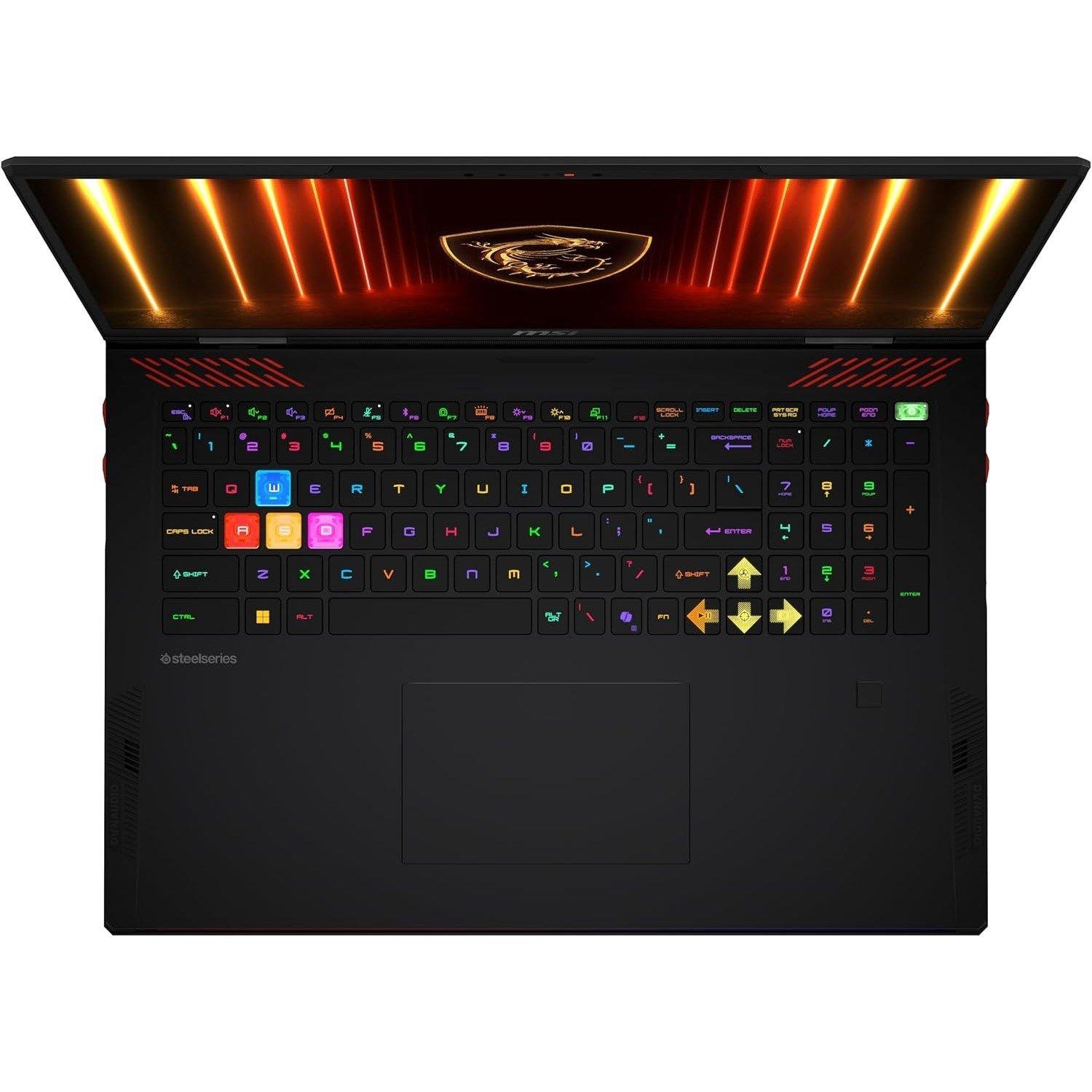 Nero - MSI - MSI Raider 18 HX 18 QHD+ 240Hz Gaming Laptop - Ultra 9 275HX 32GB RAM 1TB SSD RTX 5070 Ti - 3